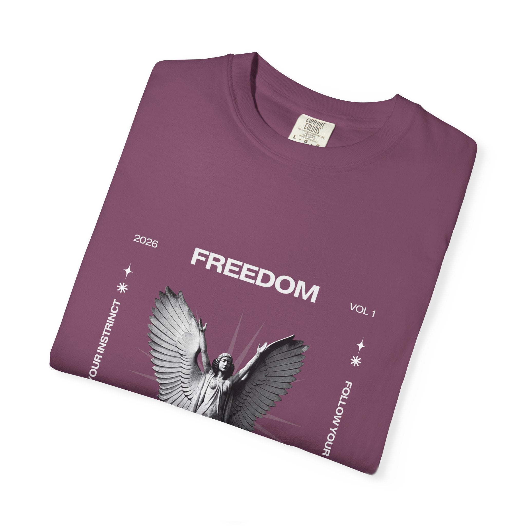 Freedom Angel Graphic T‑Shirt