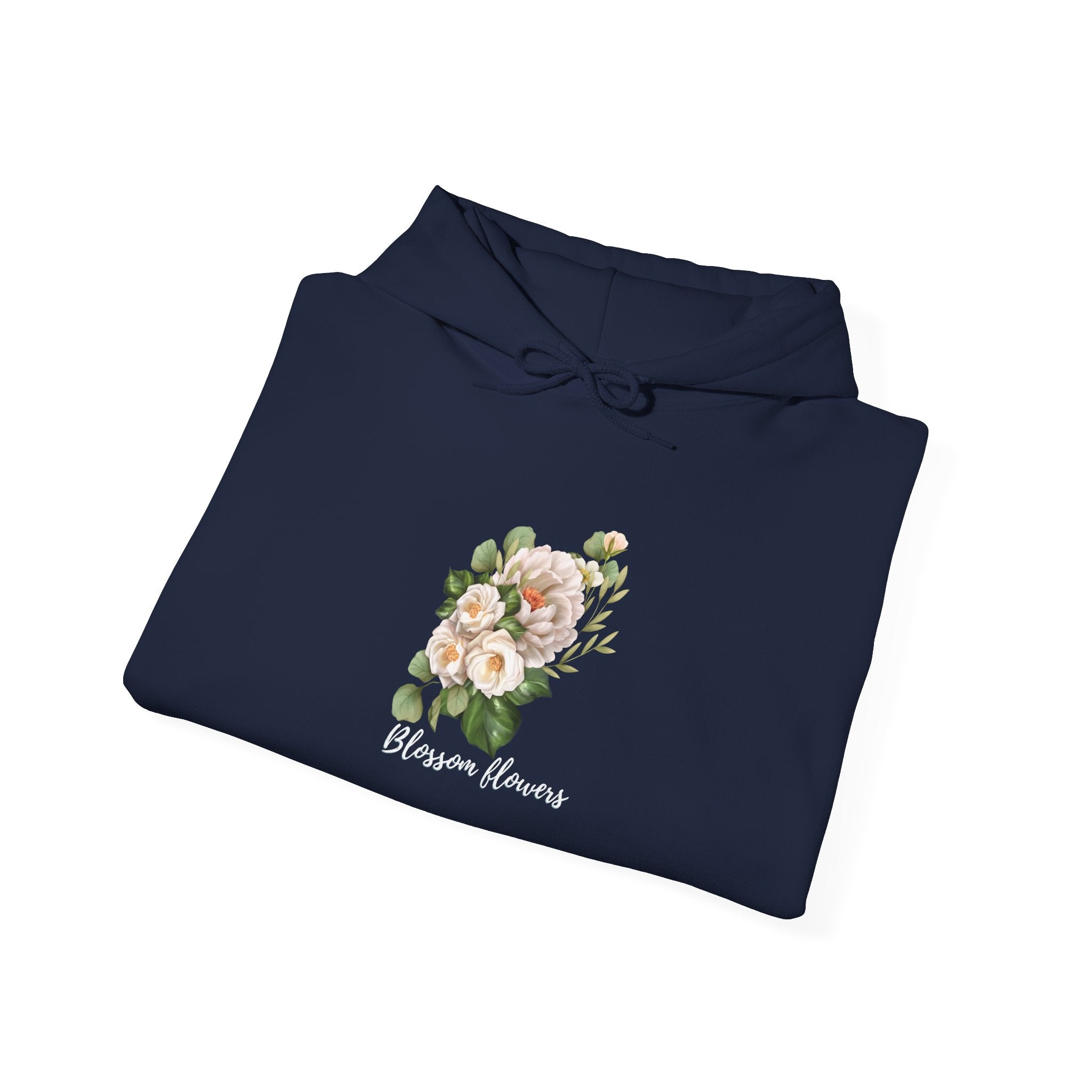 Floral 'Blossom Flowers' Hoodie – Soft Vintage Rose Graphic