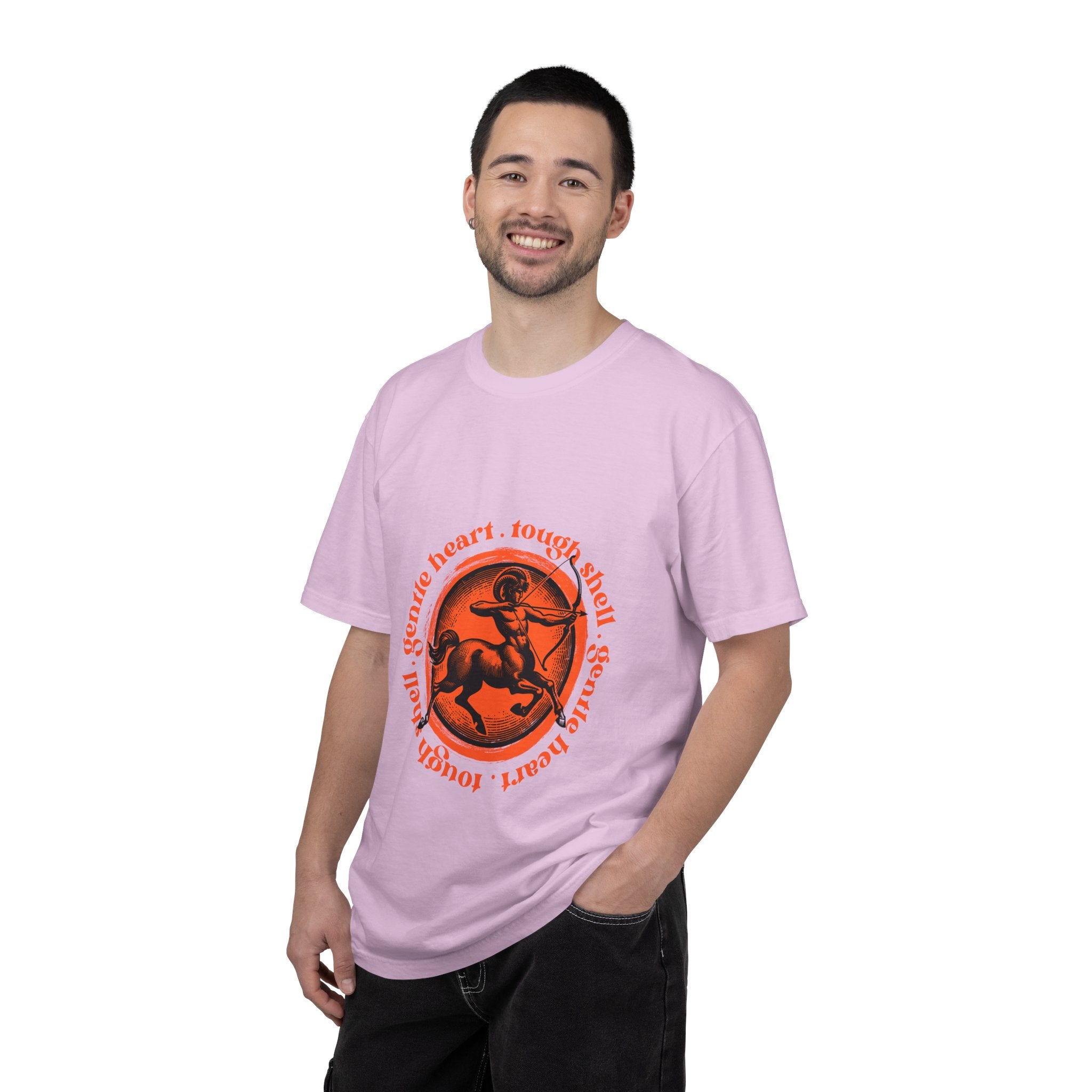 Aries Ram Graphic T-Shirt — "Gentle Heart, Tough Soul" Zodiac Tee