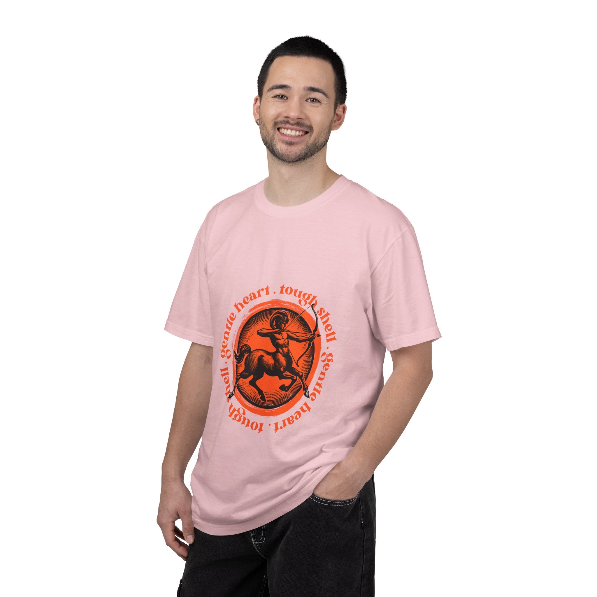 Aries Ram Graphic T-Shirt — "Gentle Heart, Tough Soul" Zodiac Tee