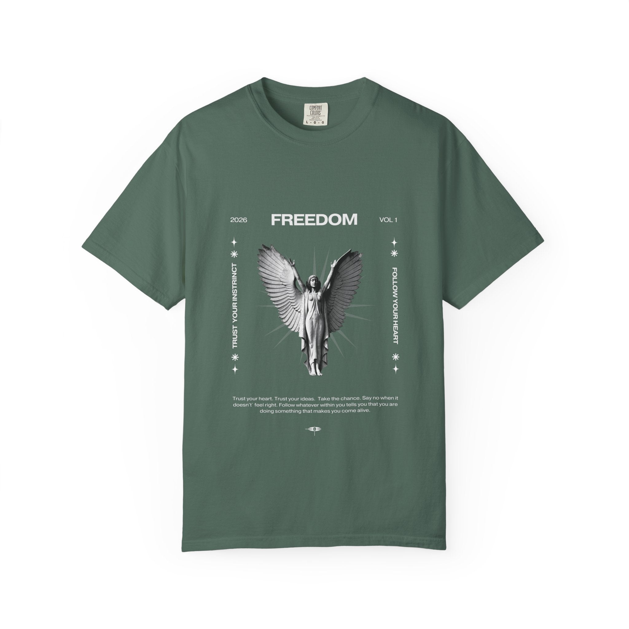 Freedom Angel Graphic T‑Shirt