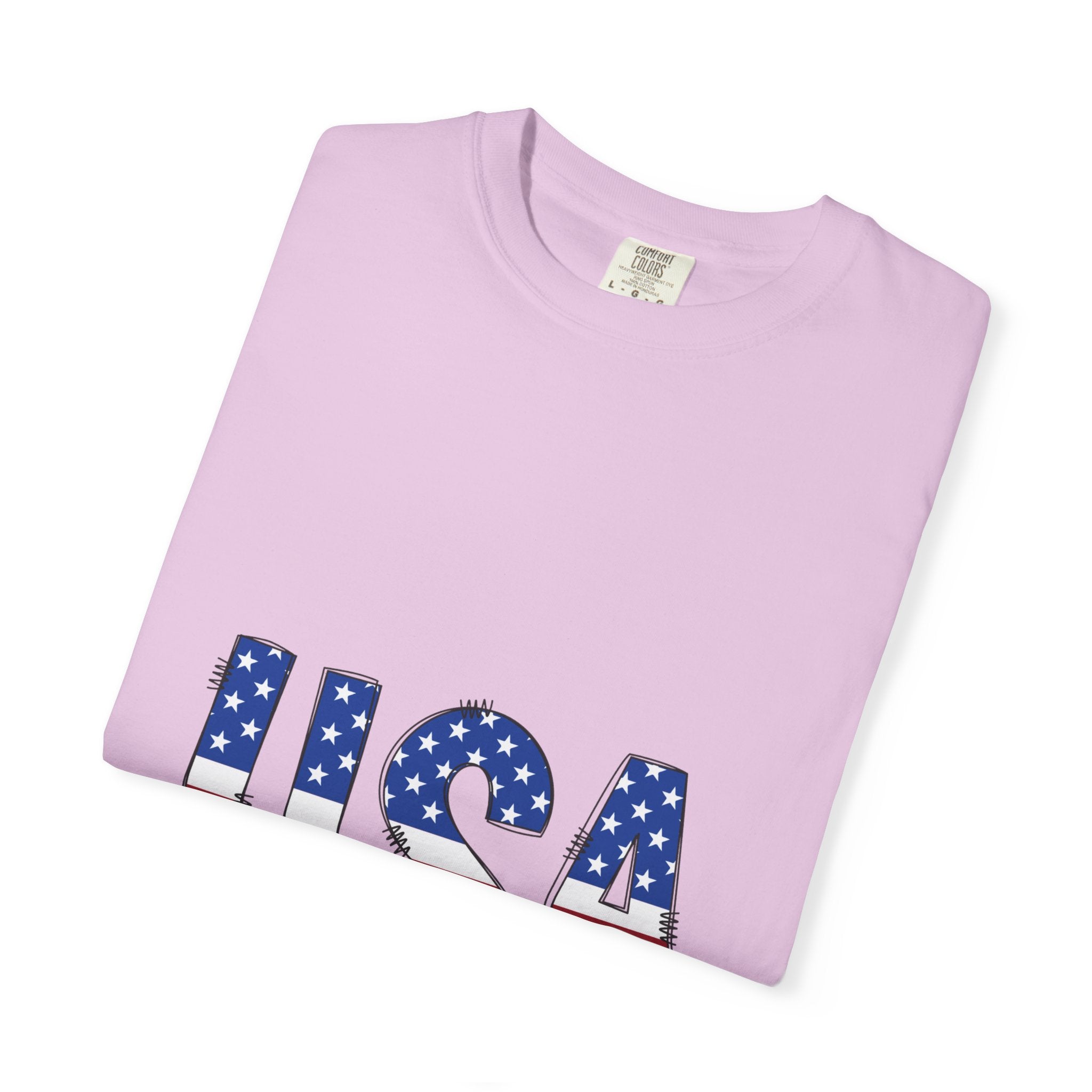USA Flag Graphic T-Shirt — Patriotic Fourth of July Tee