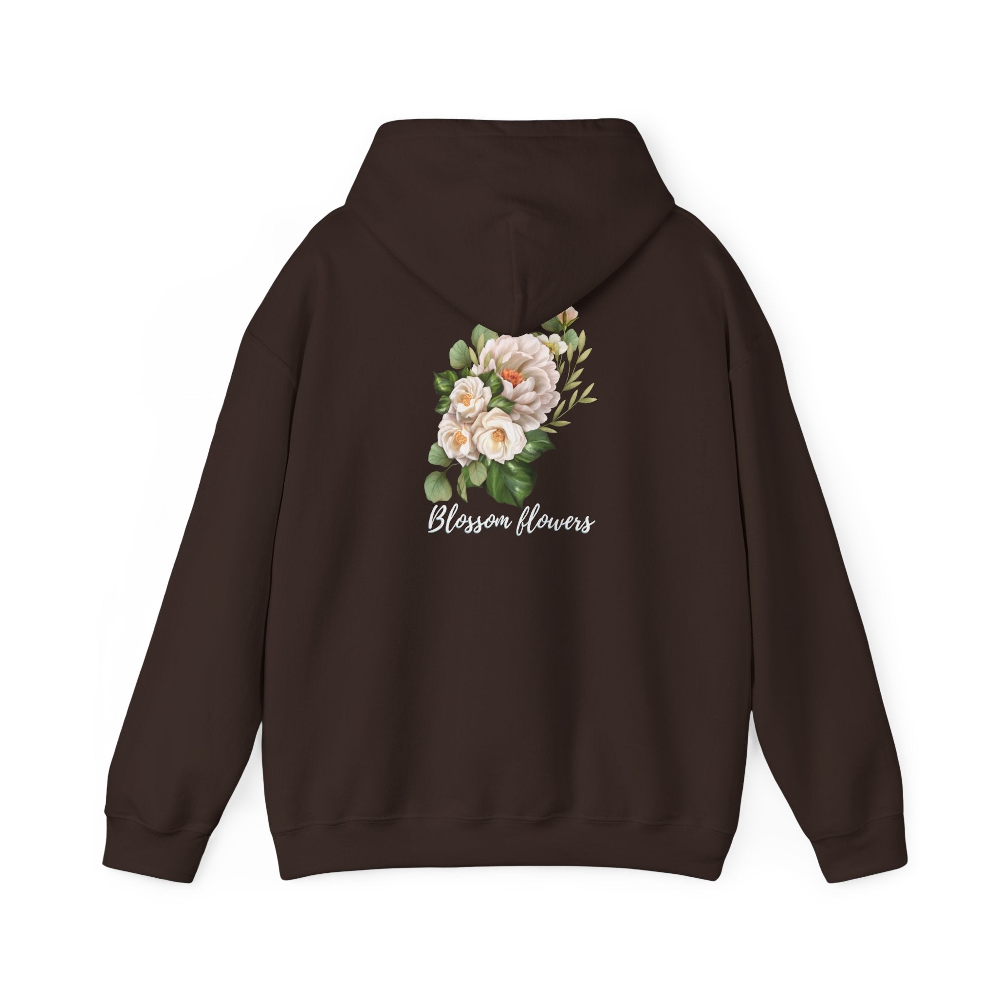 Floral 'Blossom Flowers' Hoodie – Soft Vintage Rose Graphic