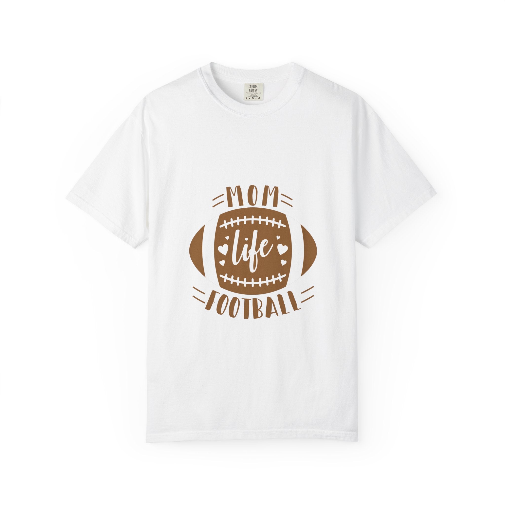Football Mom T-Shirt - "Mom Life Football" Graphic Tee