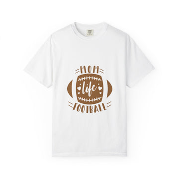 Football Mom T-Shirt - "Mom Life Football" Graphic Tee