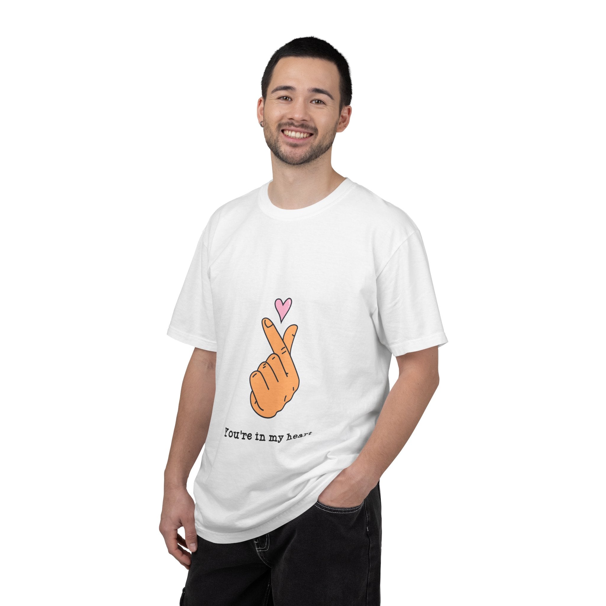 You're In My Heart T-Shirt — Korean Finger Heart Graphic Tee