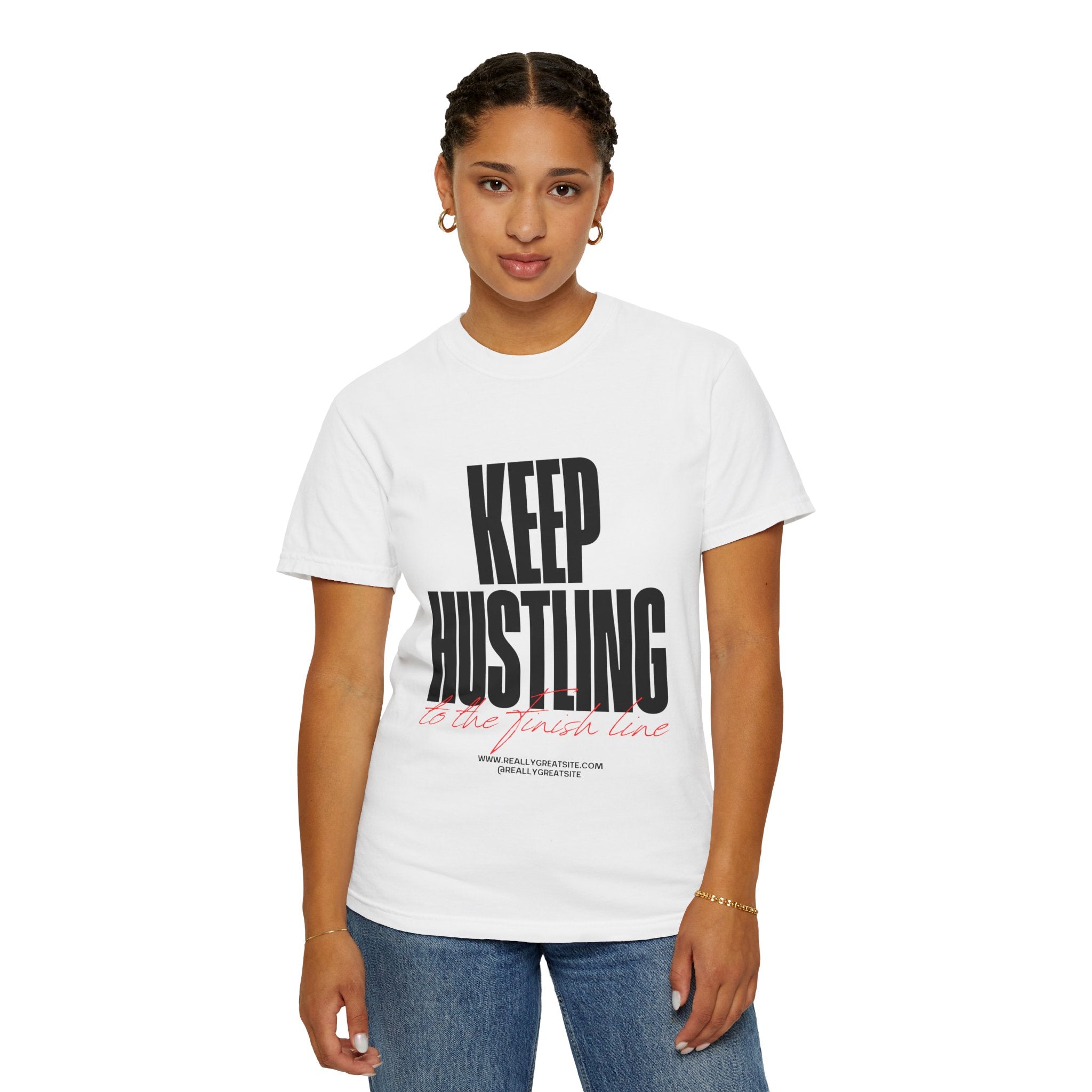 Keep Hustling T-Shirt — Motivational Graphic Tee