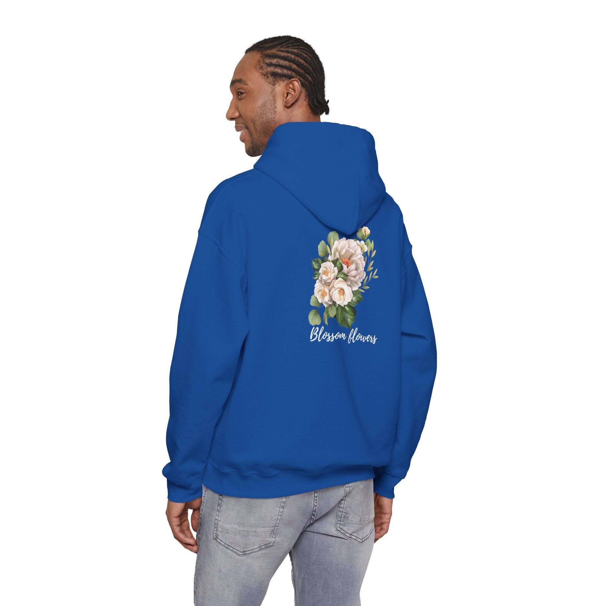 Floral 'Blossom Flowers' Hoodie – Soft Vintage Rose Graphic