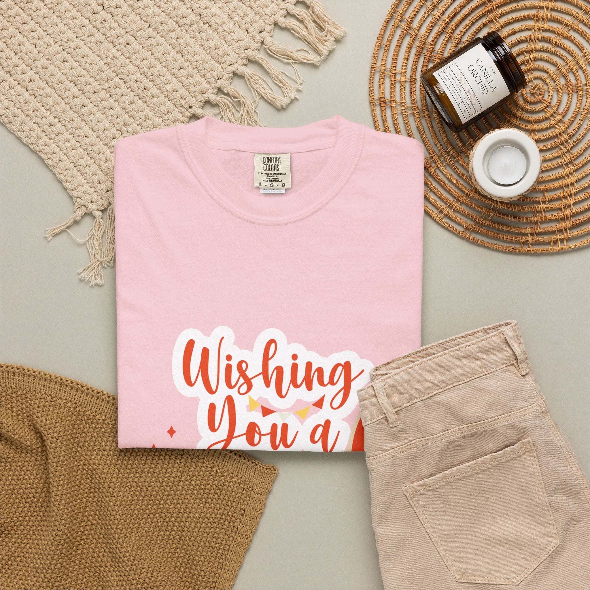 Holiday Surfboard T‑Shirt — "Wishing You a Sparkly Holiday" Beachy Christmas Tee
