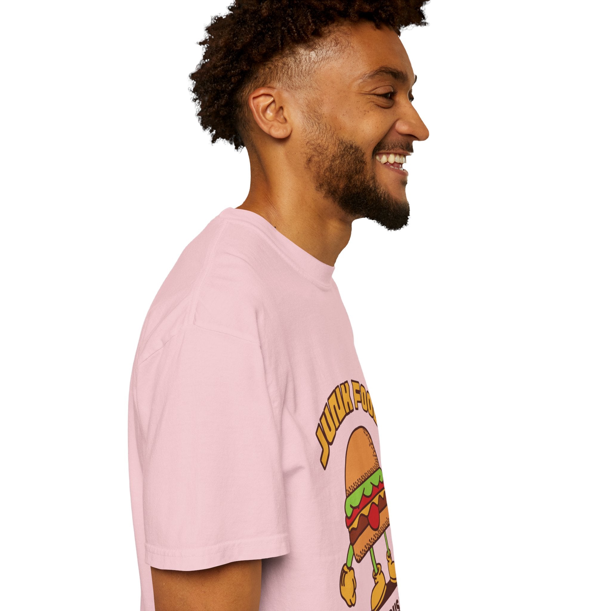 Junk Food Burger T-Shirt — Cute Retro ‘Delicious Taste’ Graphic Tee