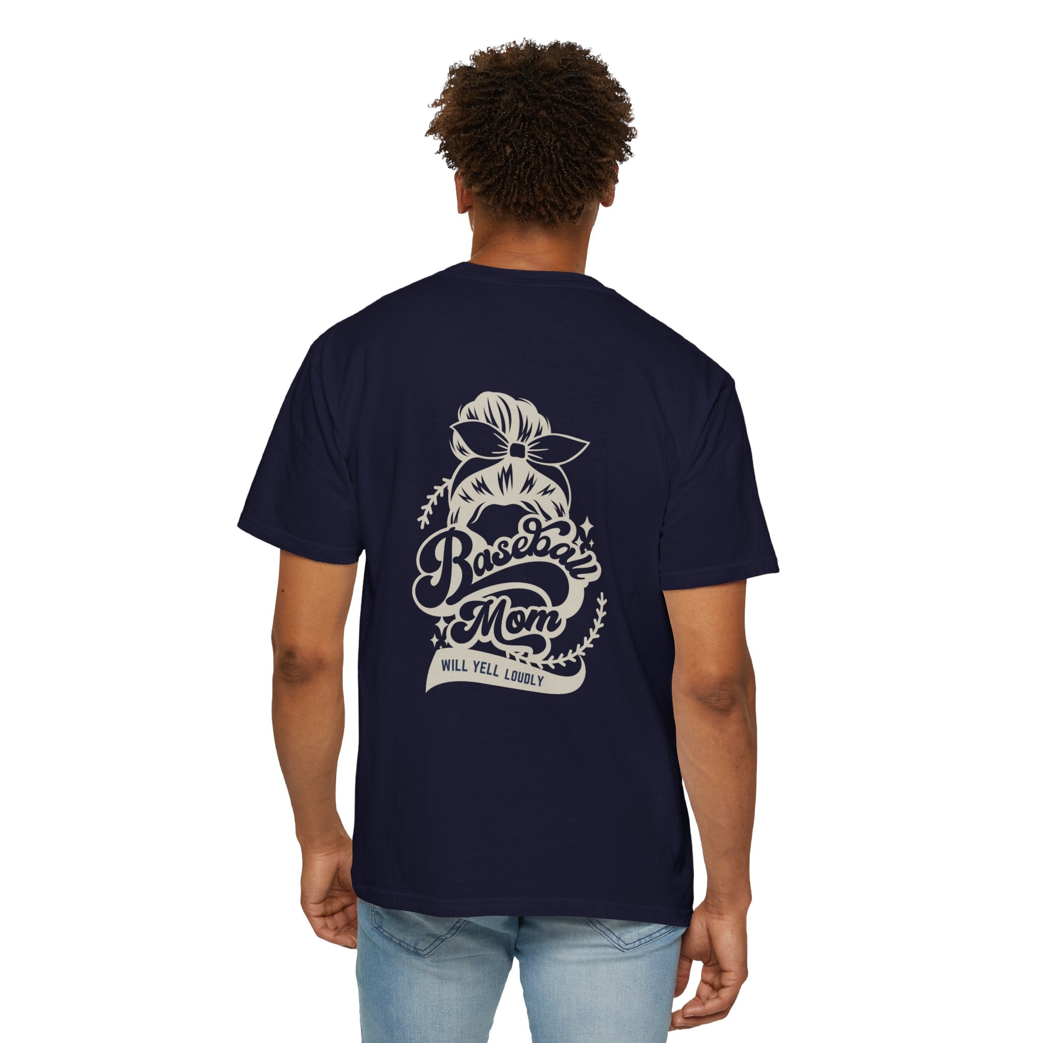 Baseball Mom T-Shirt — 'Baseball Mom Will Yell Loudly' Graphic Tee