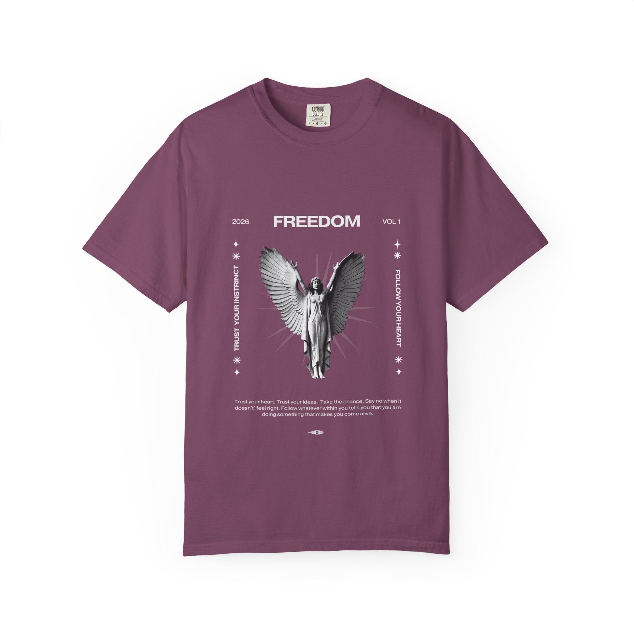 Freedom Angel Graphic T‑Shirt