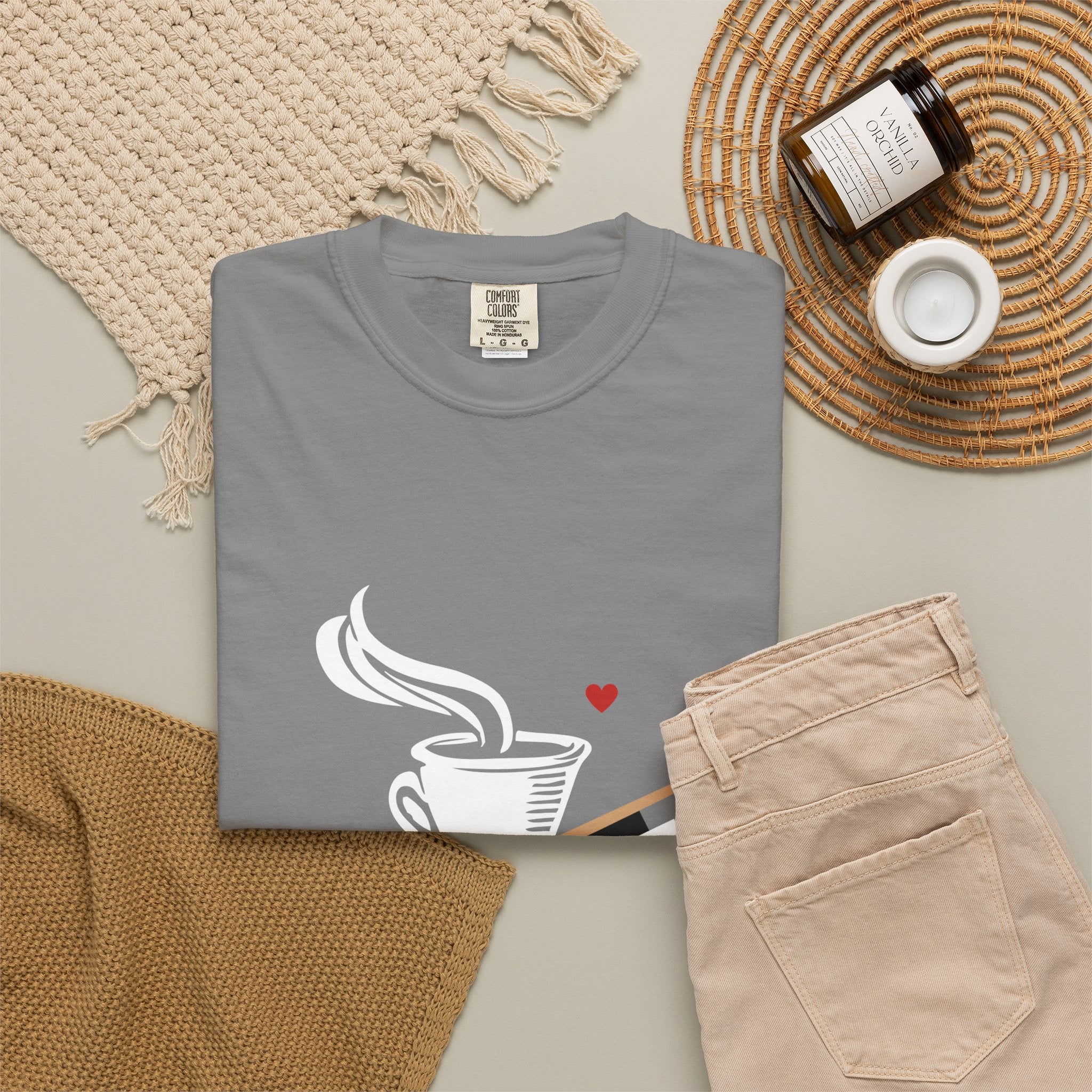 Coffee Lover T‑Shirt — Steaming Cup Graphic Tee