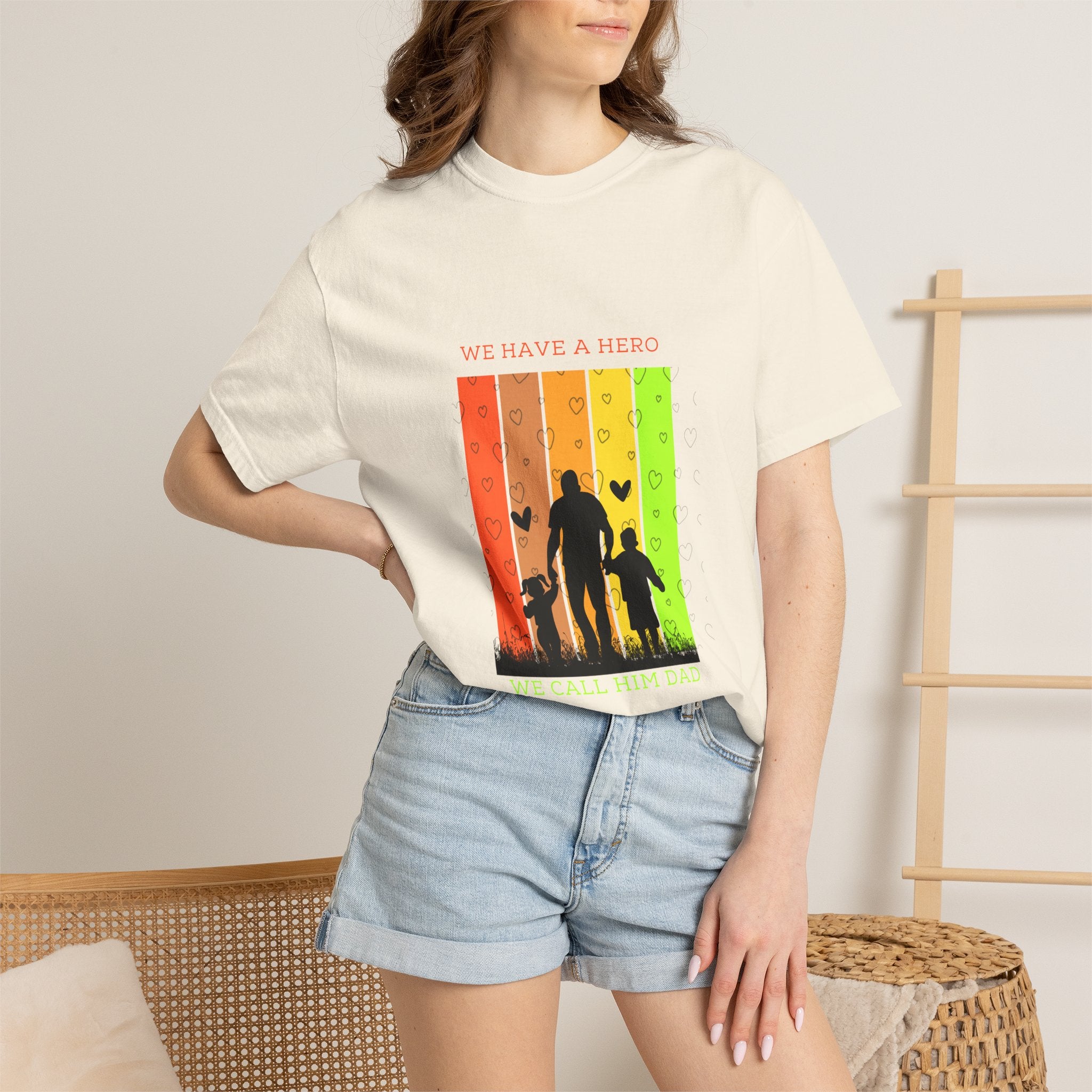 We Have a Hero Family Silhouette T-Shirt