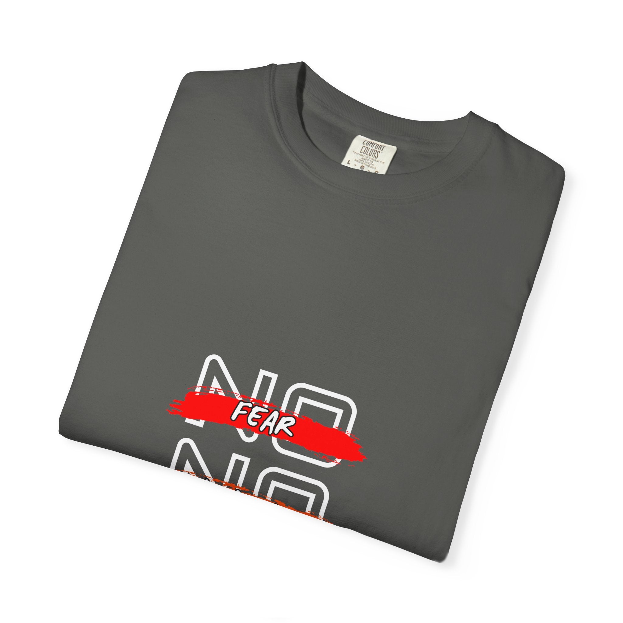 T-Shirt — "No Fear, No Limits, No Excuses" Motivational Graphic Tee