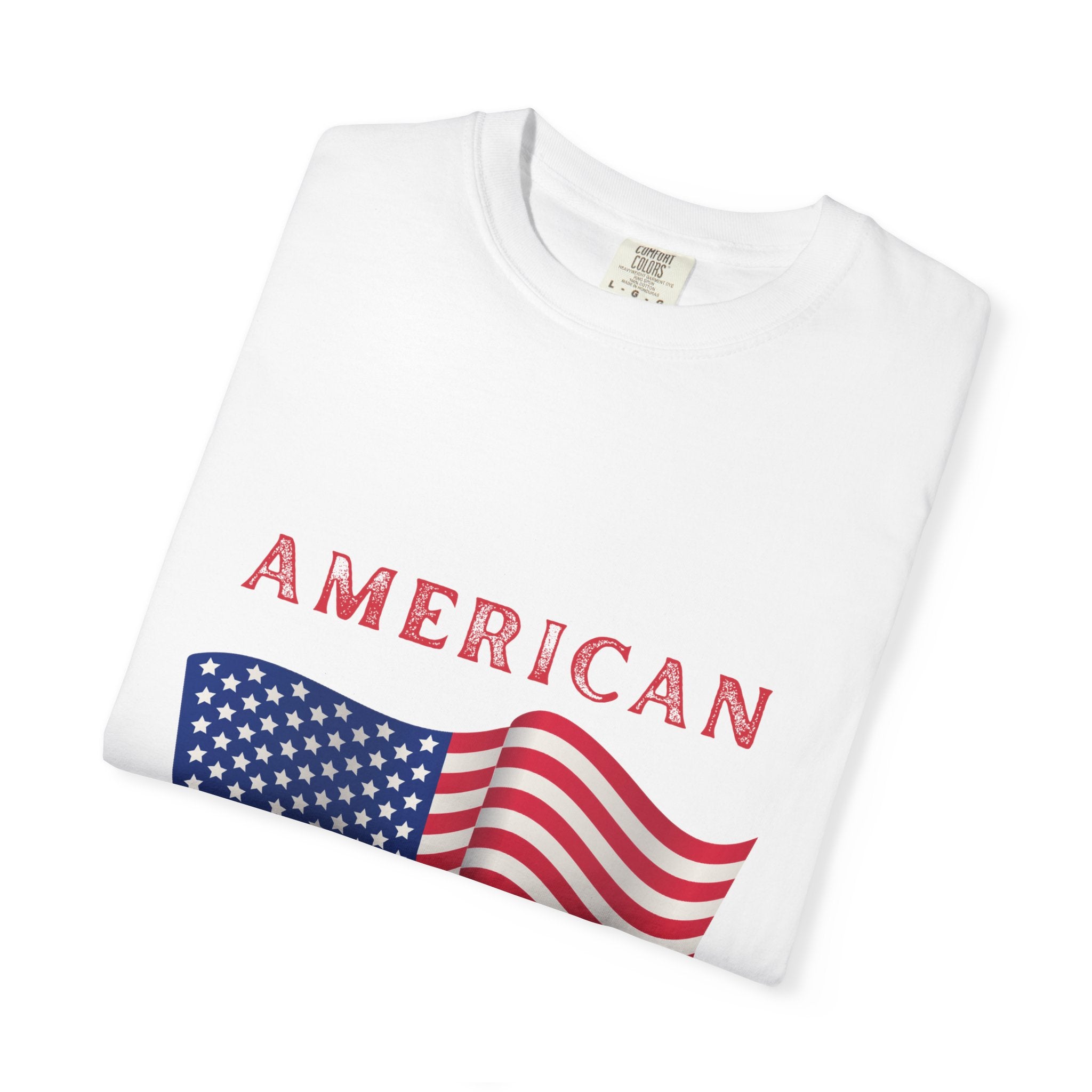American Dream T-Shirt — Vintage Flag Graphic Tee for 4th of July & Patriotic Celebrations