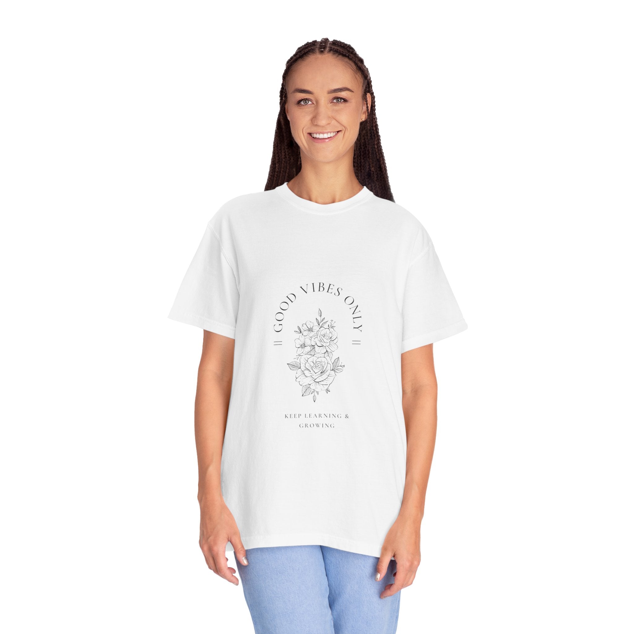 Good Vibes Only Floral T-Shirt