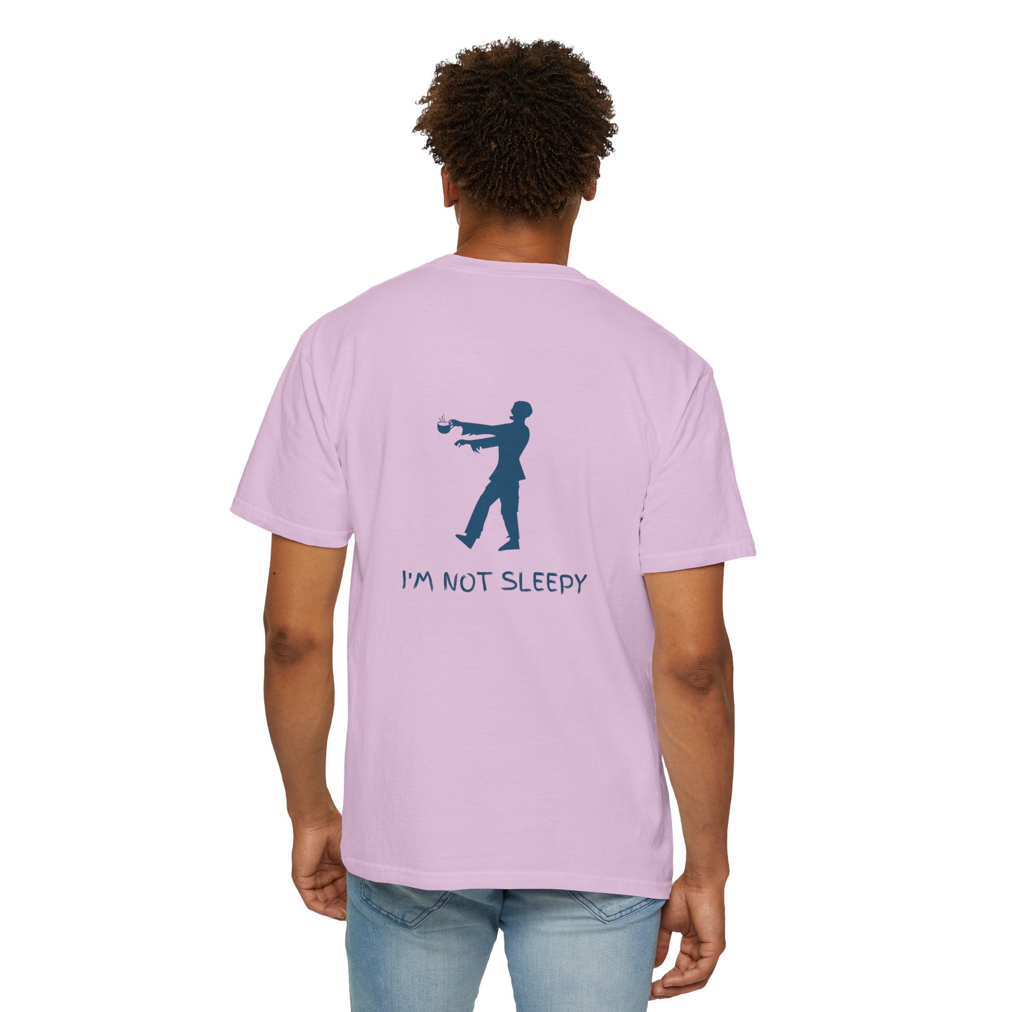 Zombie Silhouette T-Shirt — "I’m Not Sleepy" Funny Halloween Tee