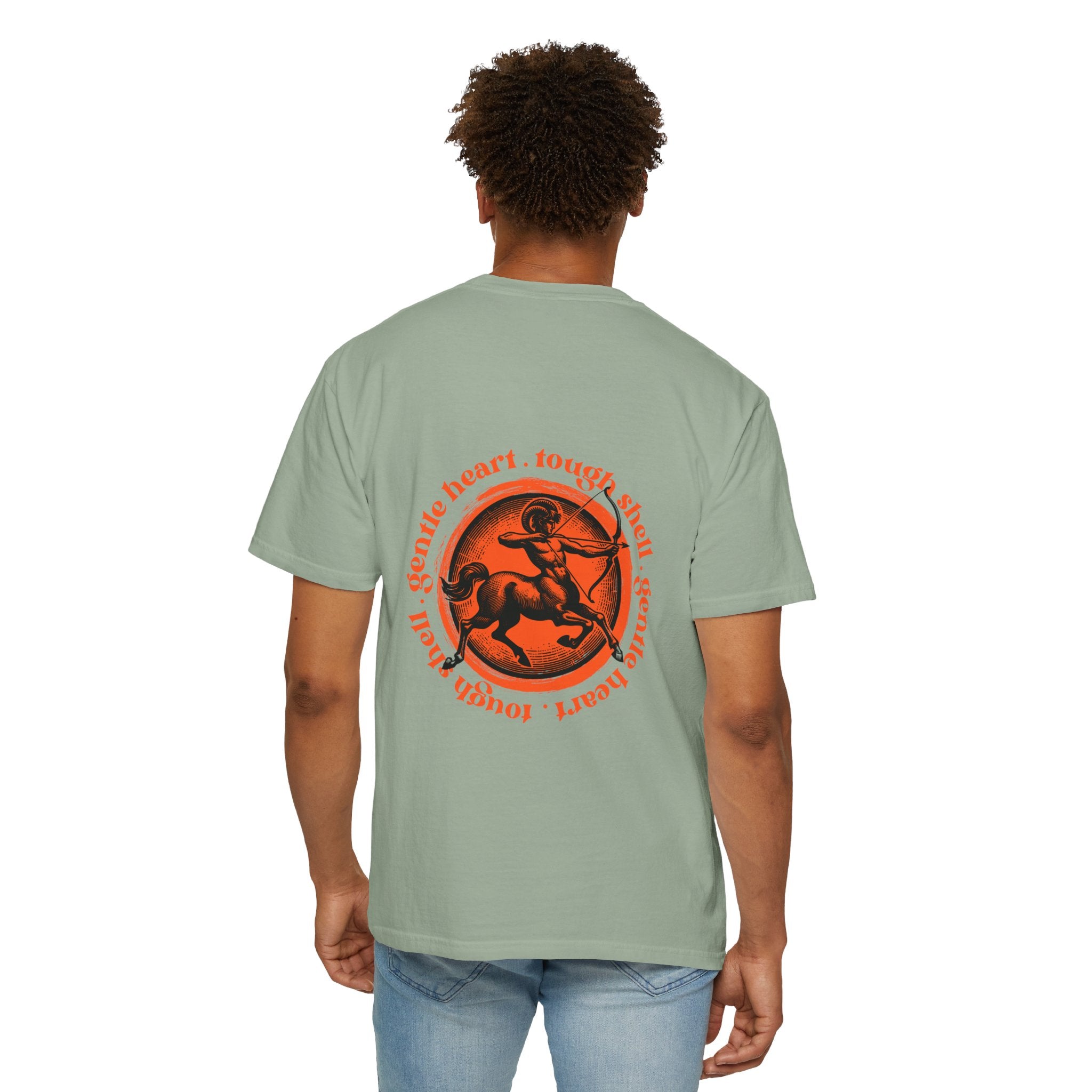 Aries Ram Graphic T-Shirt — "Gentle Heart, Tough Soul" Zodiac Tee