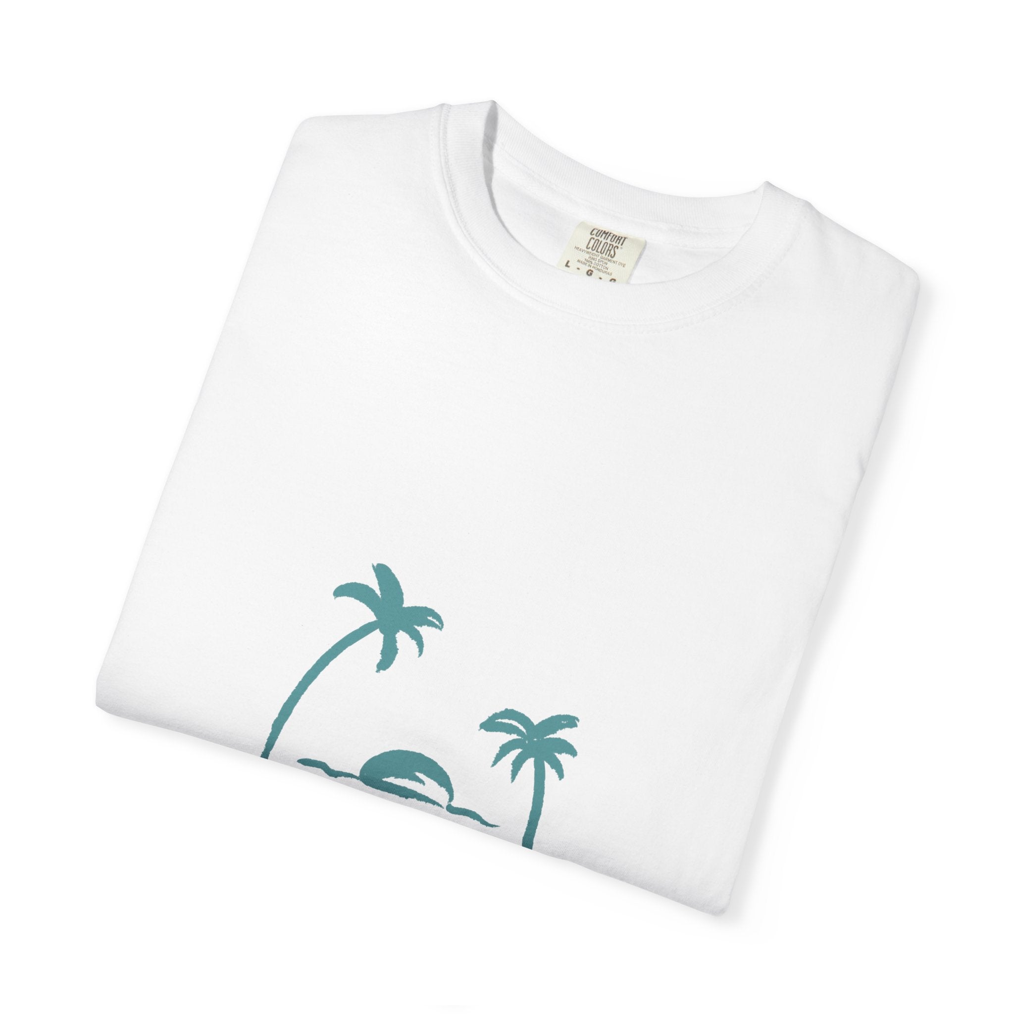 Holiday Palm Beach T-Shirt — Vintage Sunset Tropical Graphic