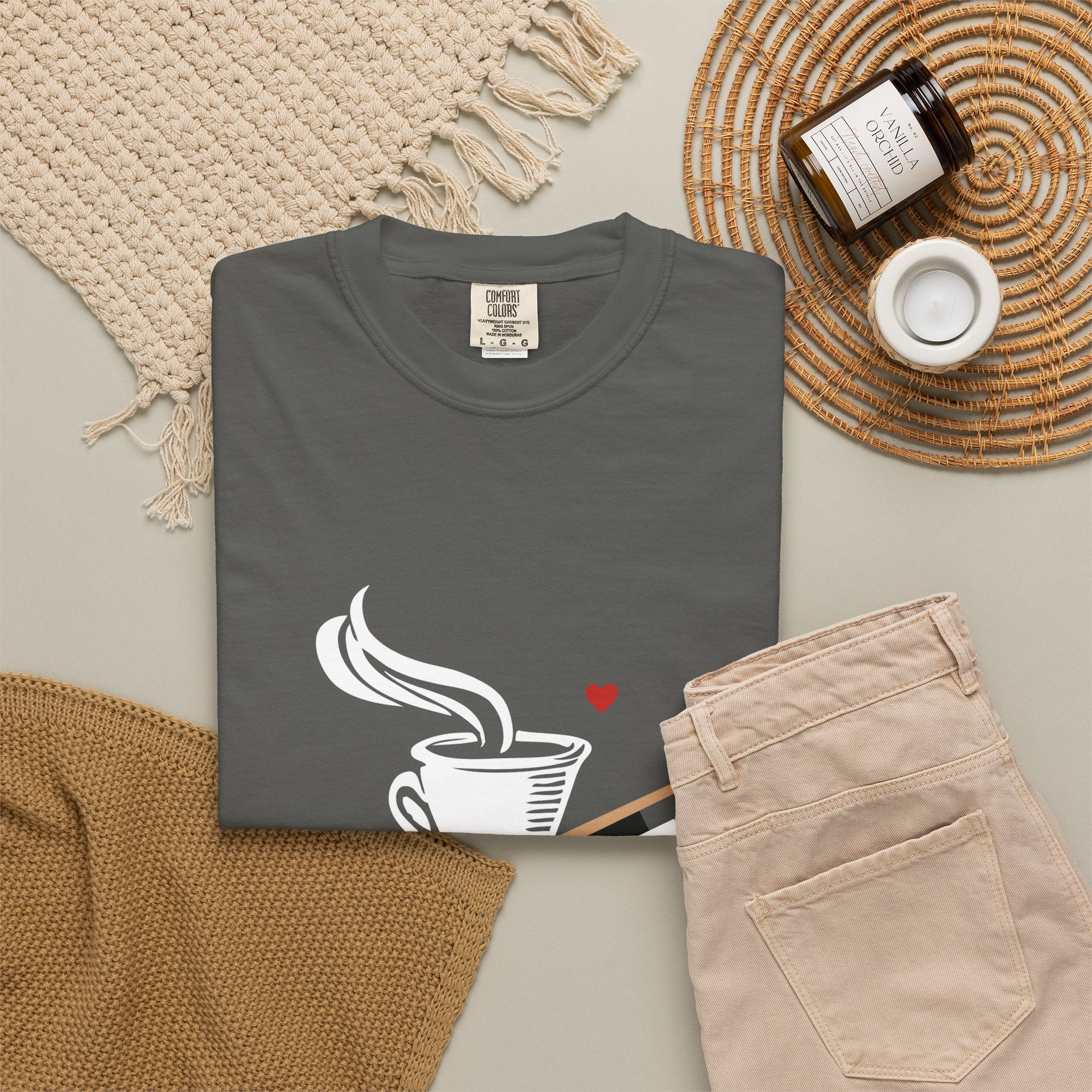 Coffee Lover T‑Shirt — Steaming Cup Graphic Tee