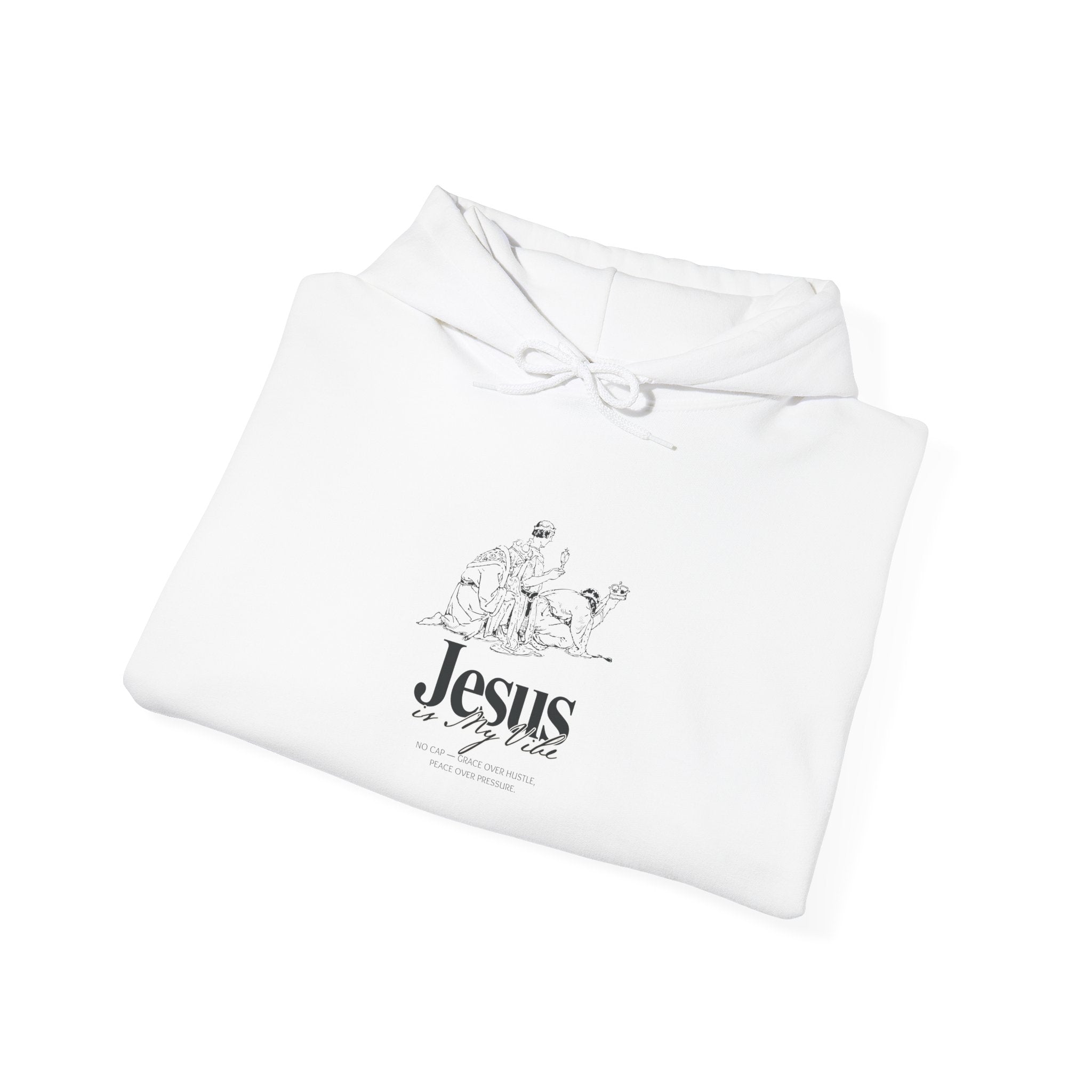 Jesus Is My Anchor Hoodie — Minimal Christian Faith Graphic Sweatshirt