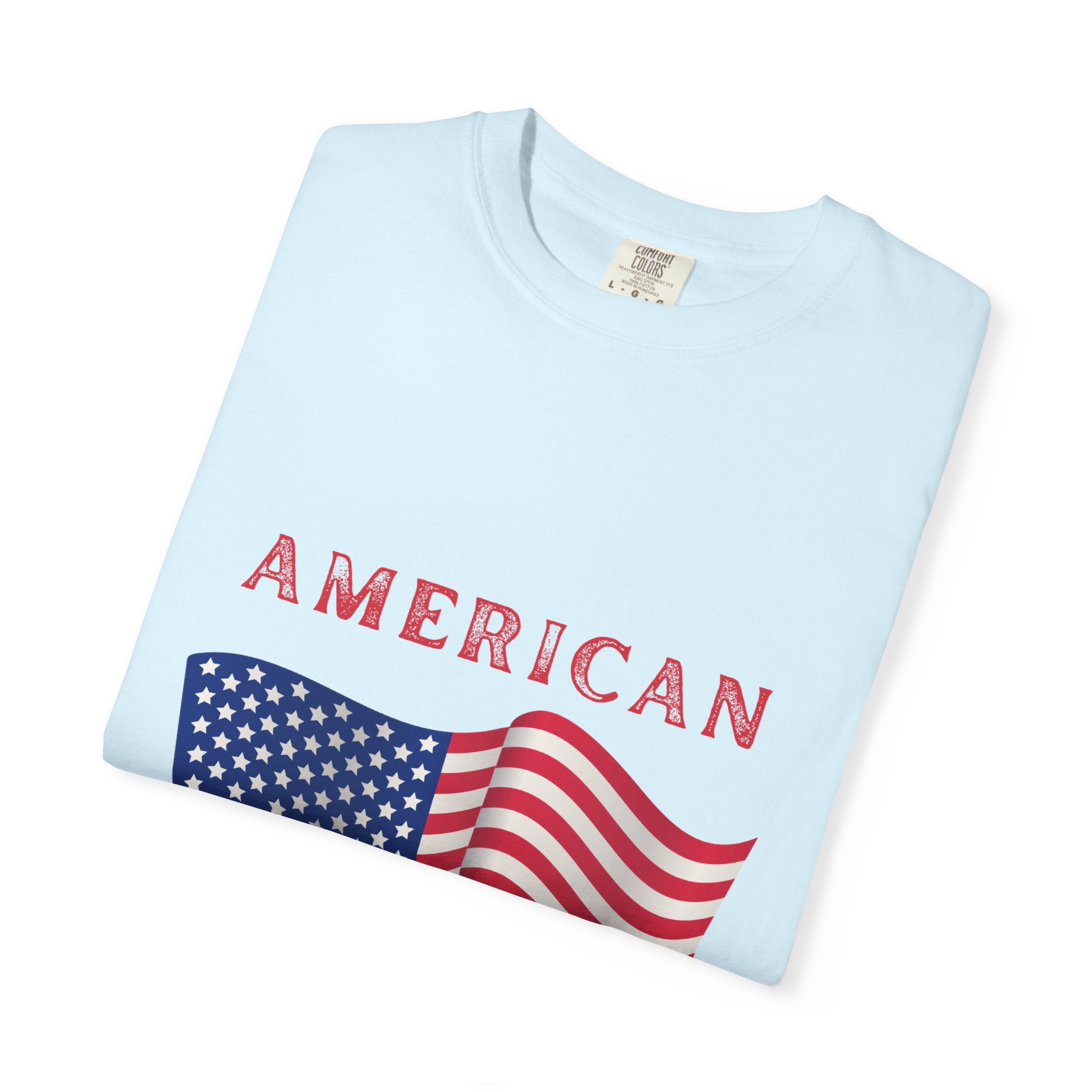 American Dream T-Shirt — Vintage Flag Graphic Tee for 4th of July & Patriotic Celebrations