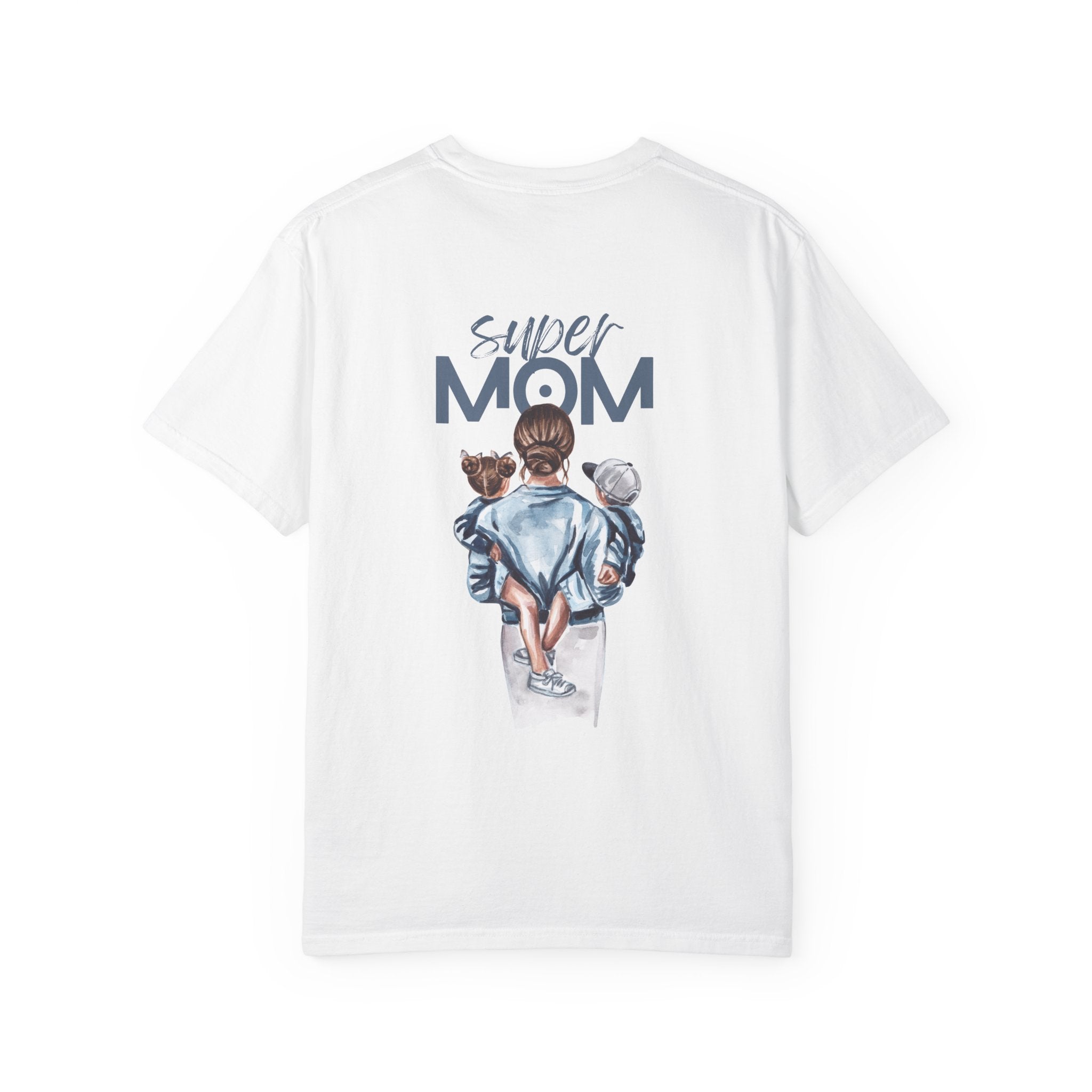 Super Mom T-Shirt — Mom with Kids Graphic Tee | Mother's Day Gift