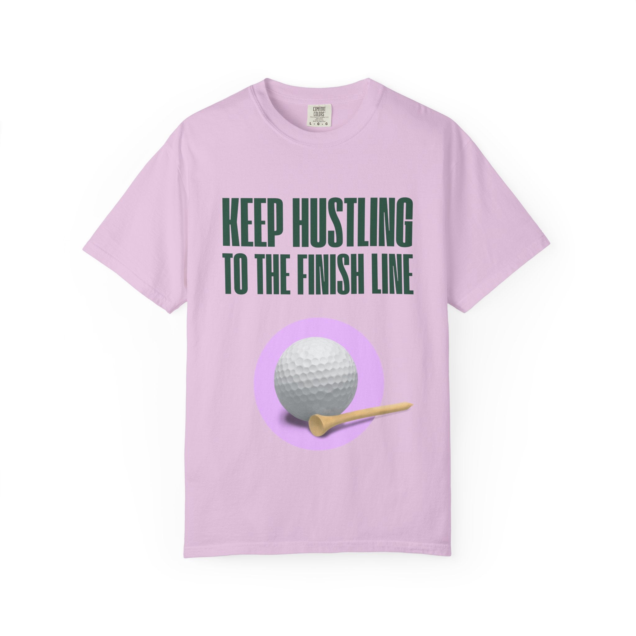 Keep Hustling to the Finish Line Golf T‑Shirt