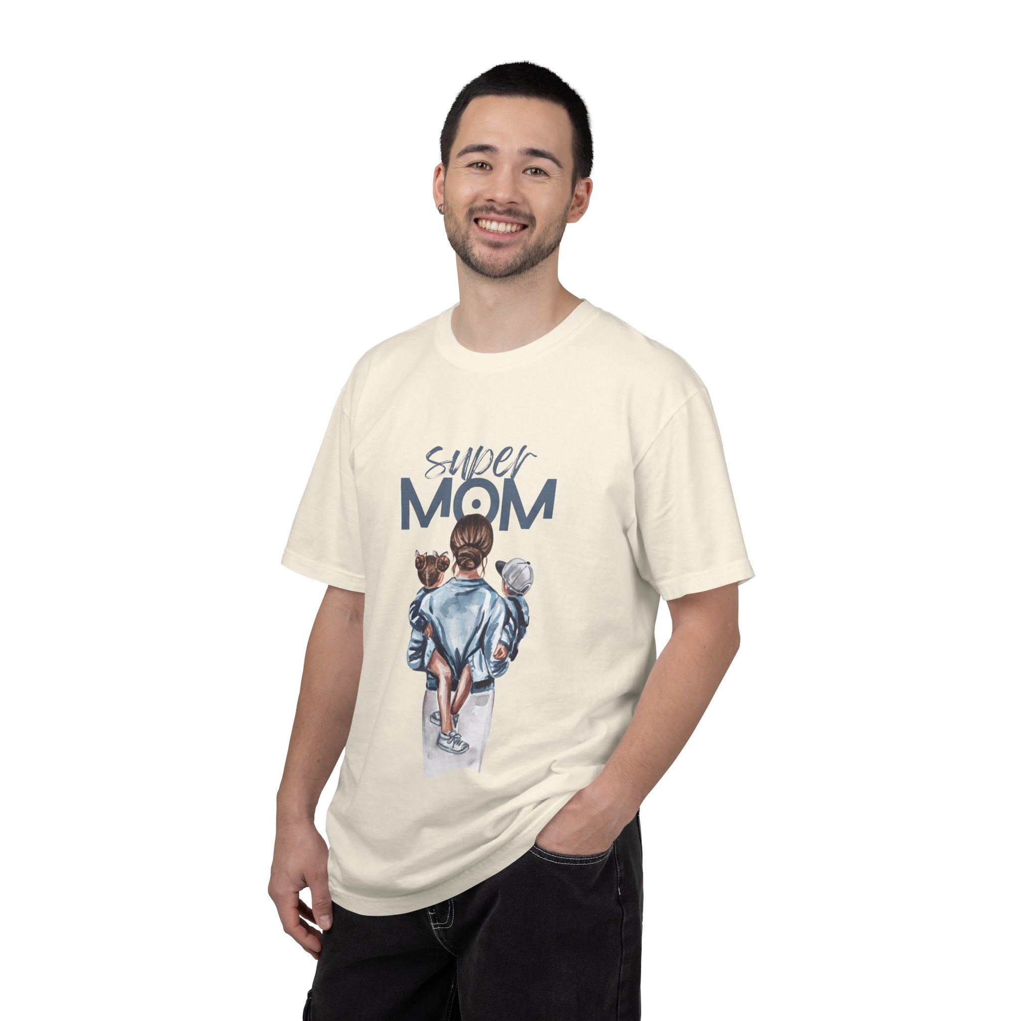 Super Mom T-Shirt — Mom with Kids Graphic Tee | Mother's Day Gift