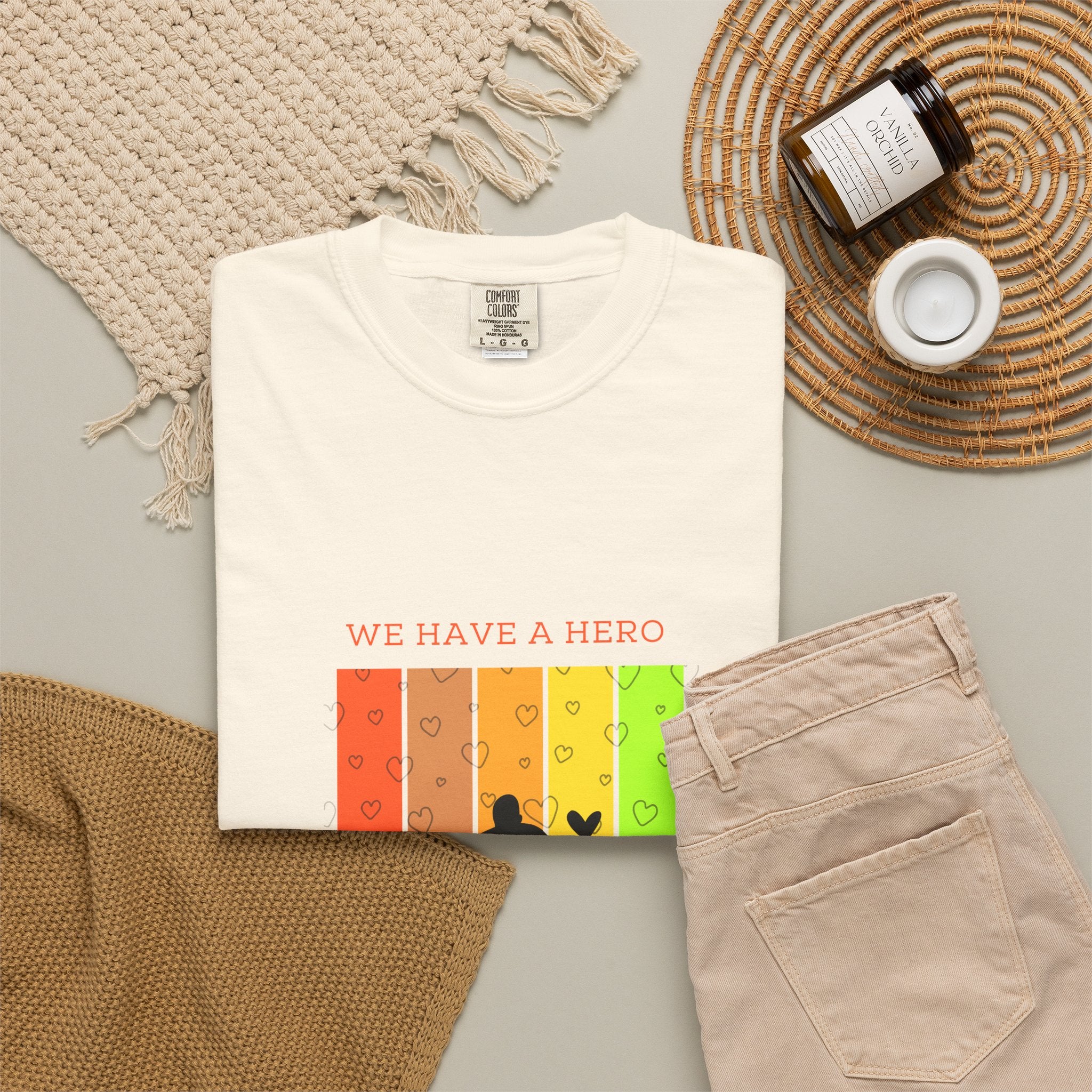 We Have a Hero Family Silhouette T-Shirt