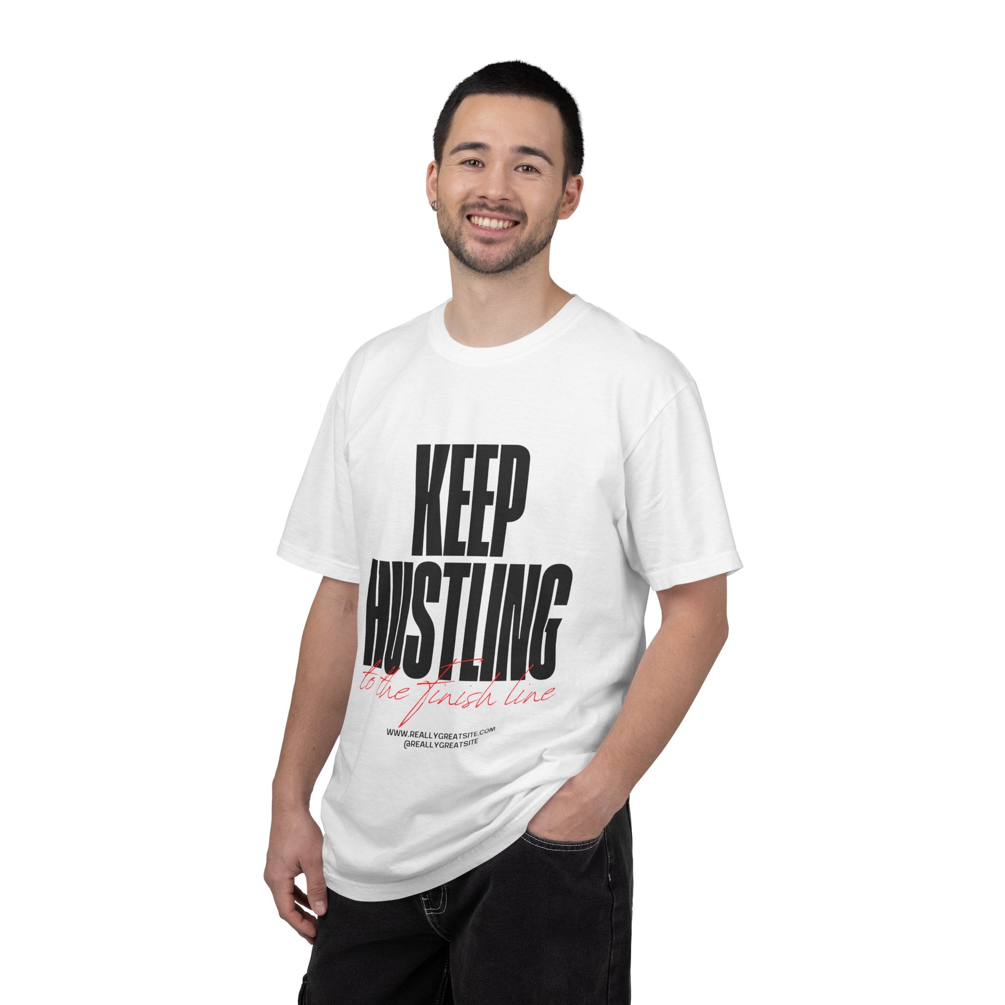 Keep Hustling T-Shirt — Motivational Graphic Tee