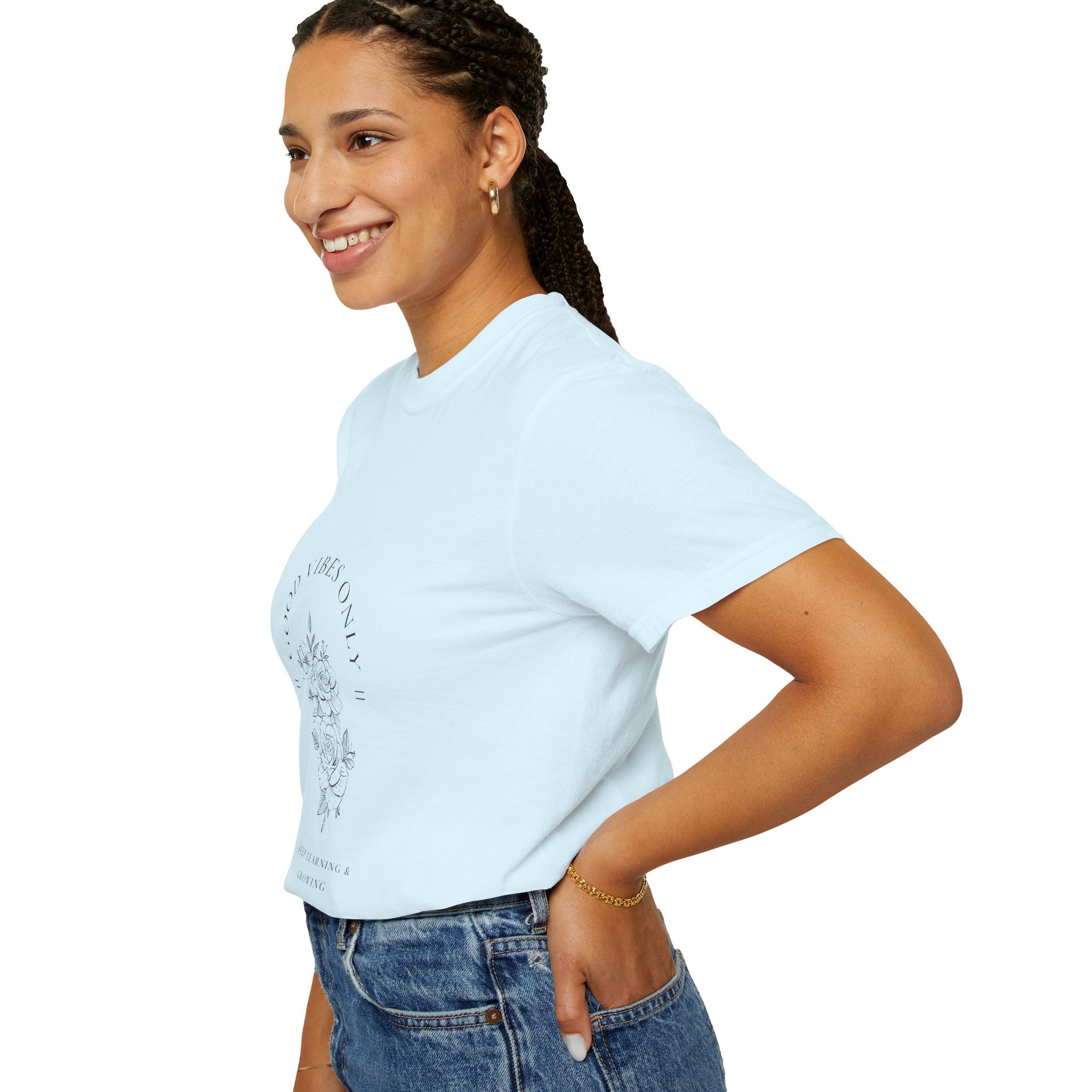 Good Vibes Only Floral T-Shirt