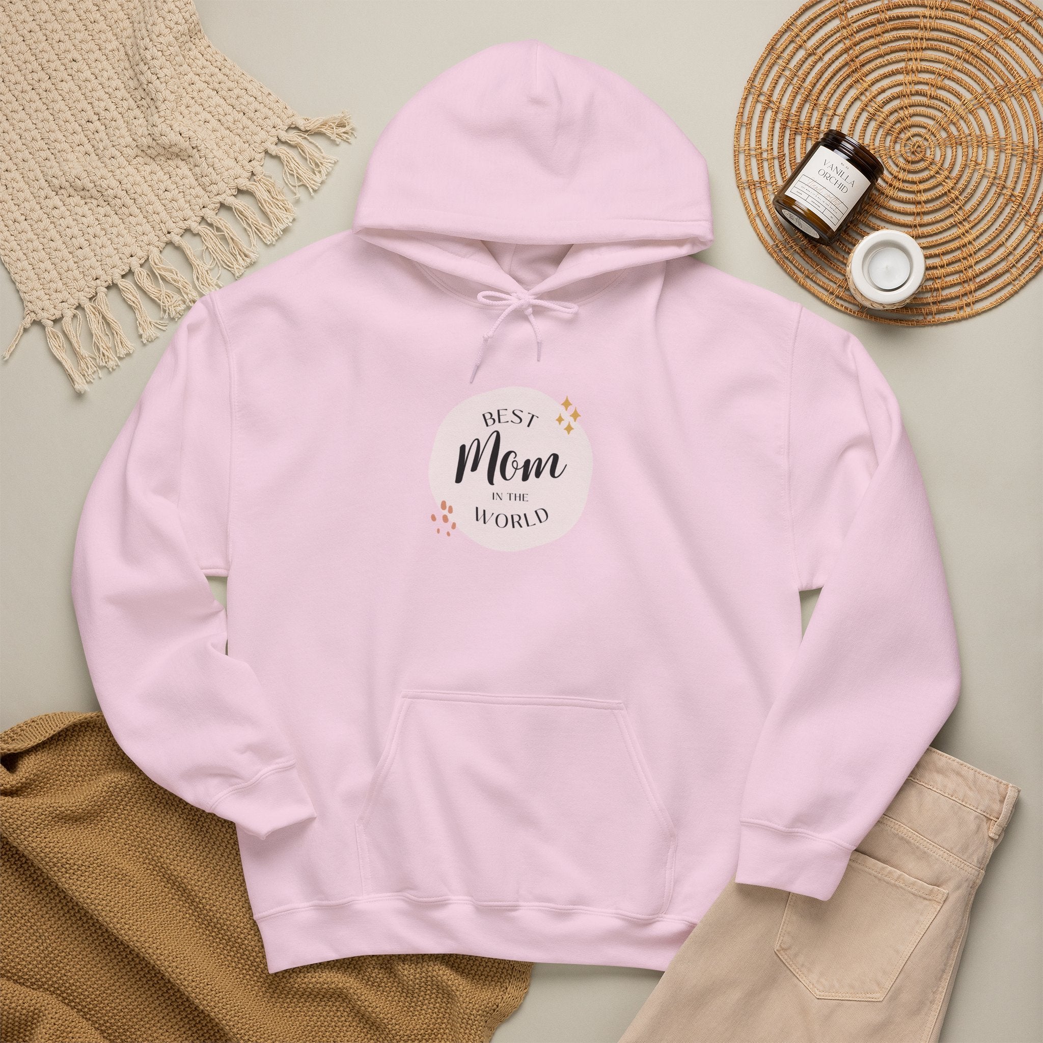 Best Mom in the World Hoodie — Mother's Day Cozy Gift
