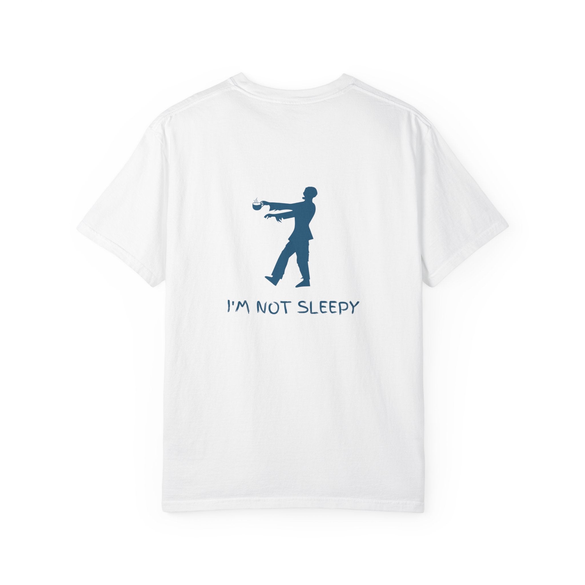 Zombie Silhouette T-Shirt — "I’m Not Sleepy" Funny Halloween Tee