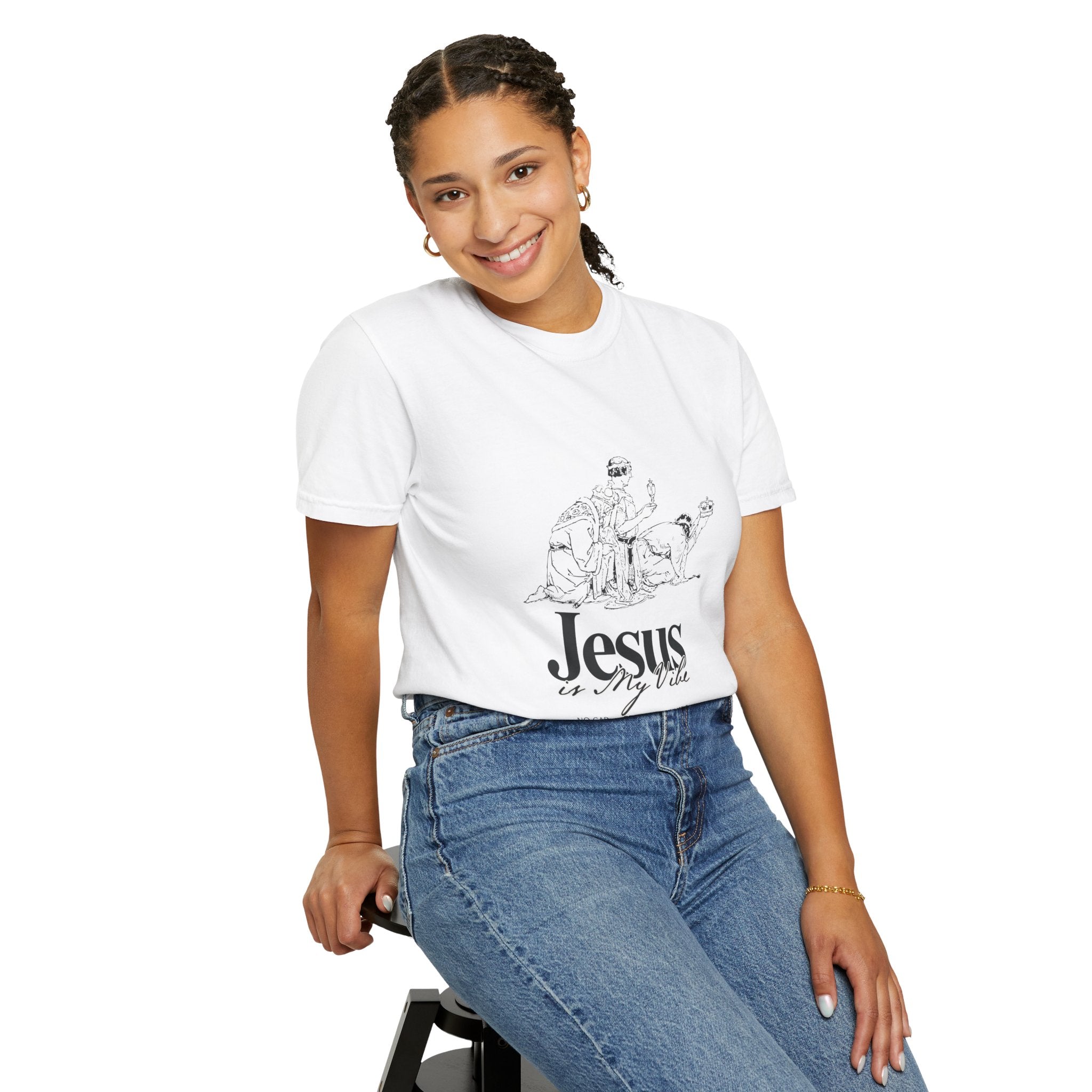 Jesus Is My Vibe T‑Shirt — Christian Faith Graphic Tee