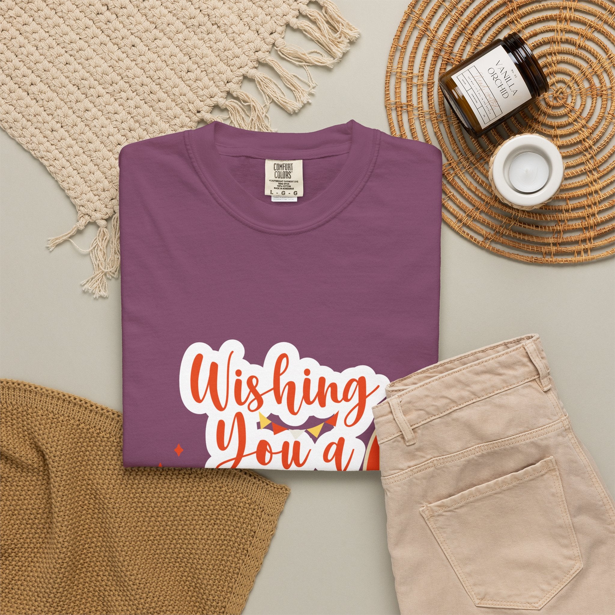 Holiday Surfboard T‑Shirt — "Wishing You a Sparkly Holiday" Beachy Christmas Tee