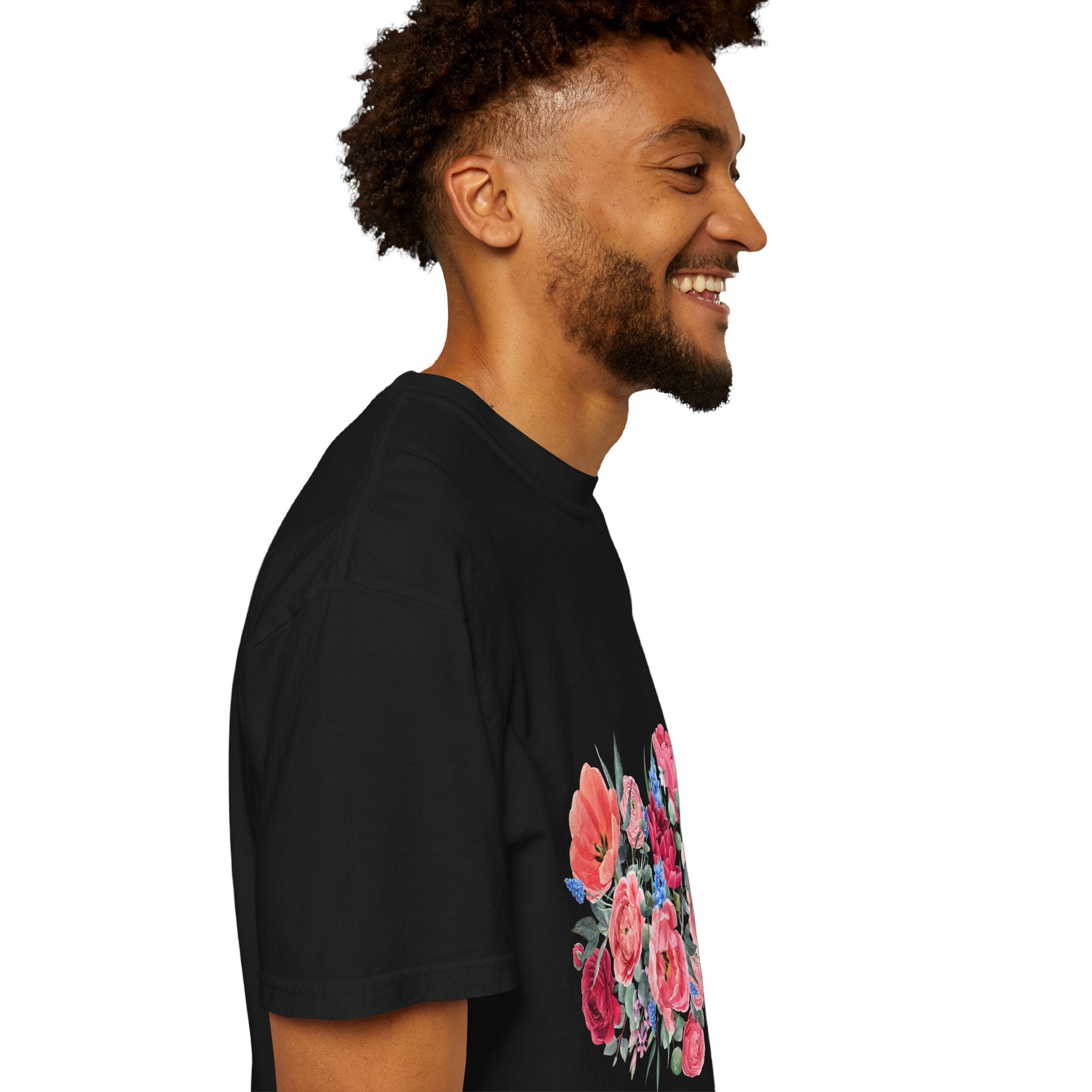 Floral Heart T-Shirt – Watercolor Rose Heart Graphic Tee (Valentine’s Day, Mother's Day)