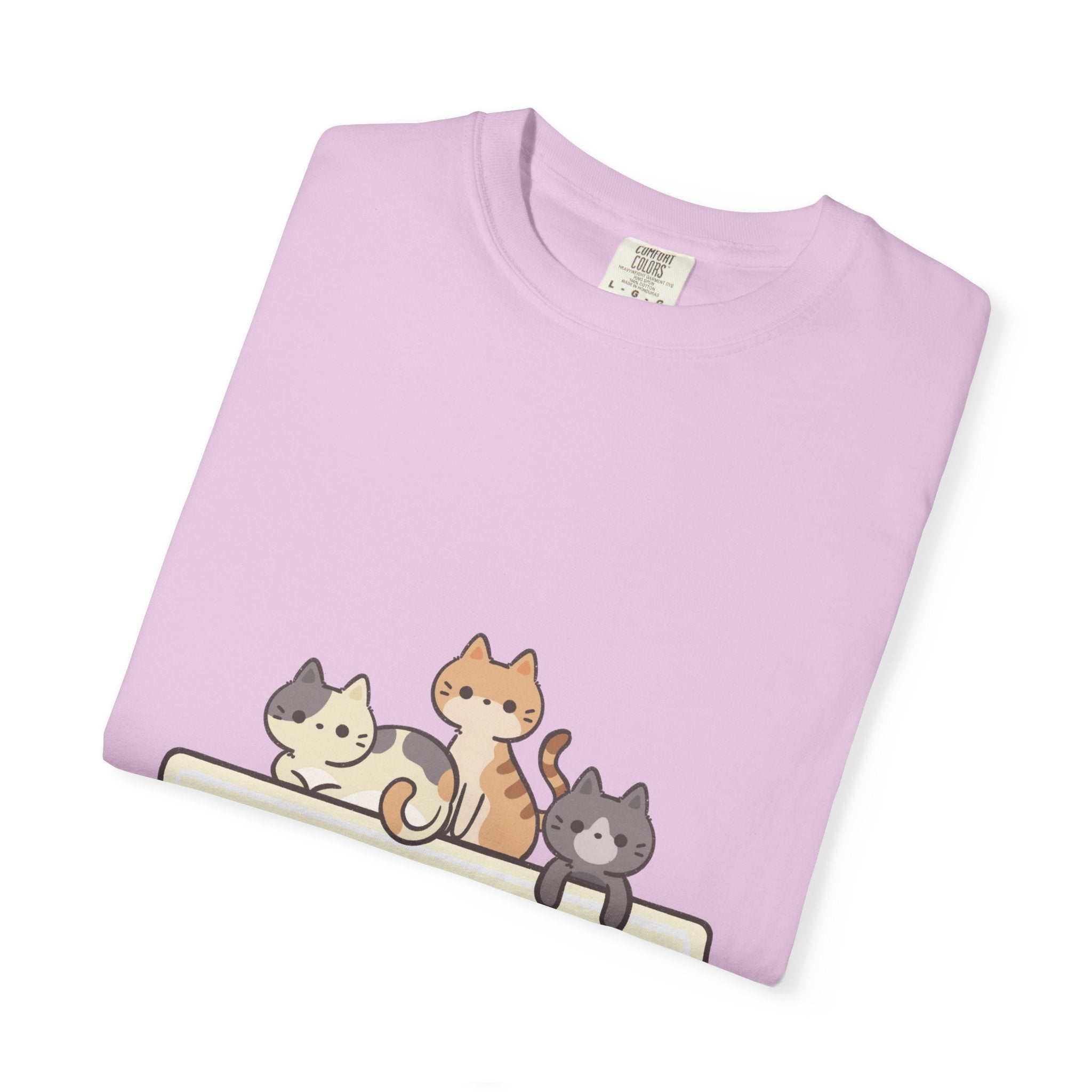 Pet Lover T-Shirt — "Life is More Colorful if You Have a Pet" Cute Cat Illustration