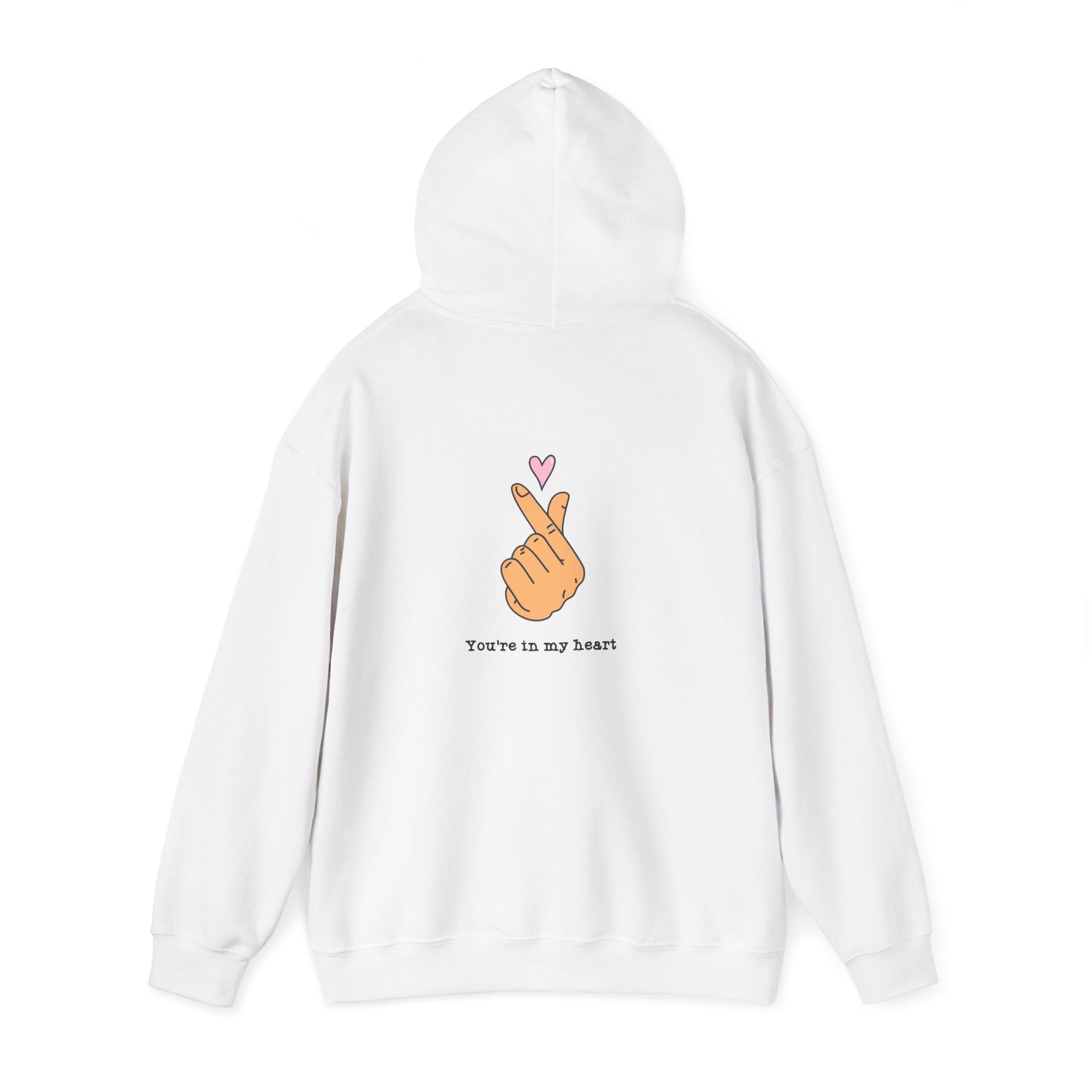 Heart Hand Hoodie — "You’re in my heart" Cute Kawaii Finger Heart Hoodie