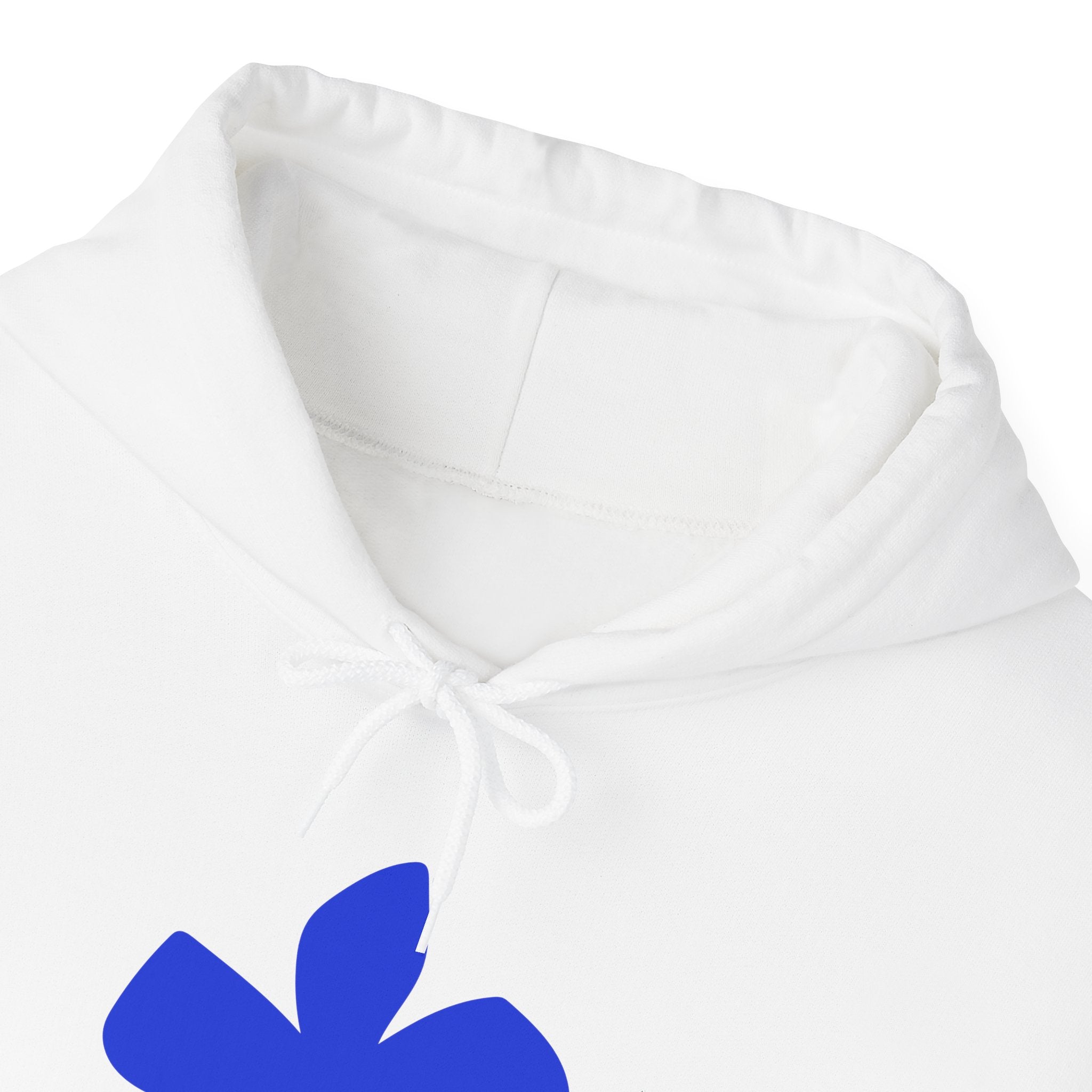Aquarius Zodiac Hoodie — Minimal Blue Symbol Astrology Sweatshirt