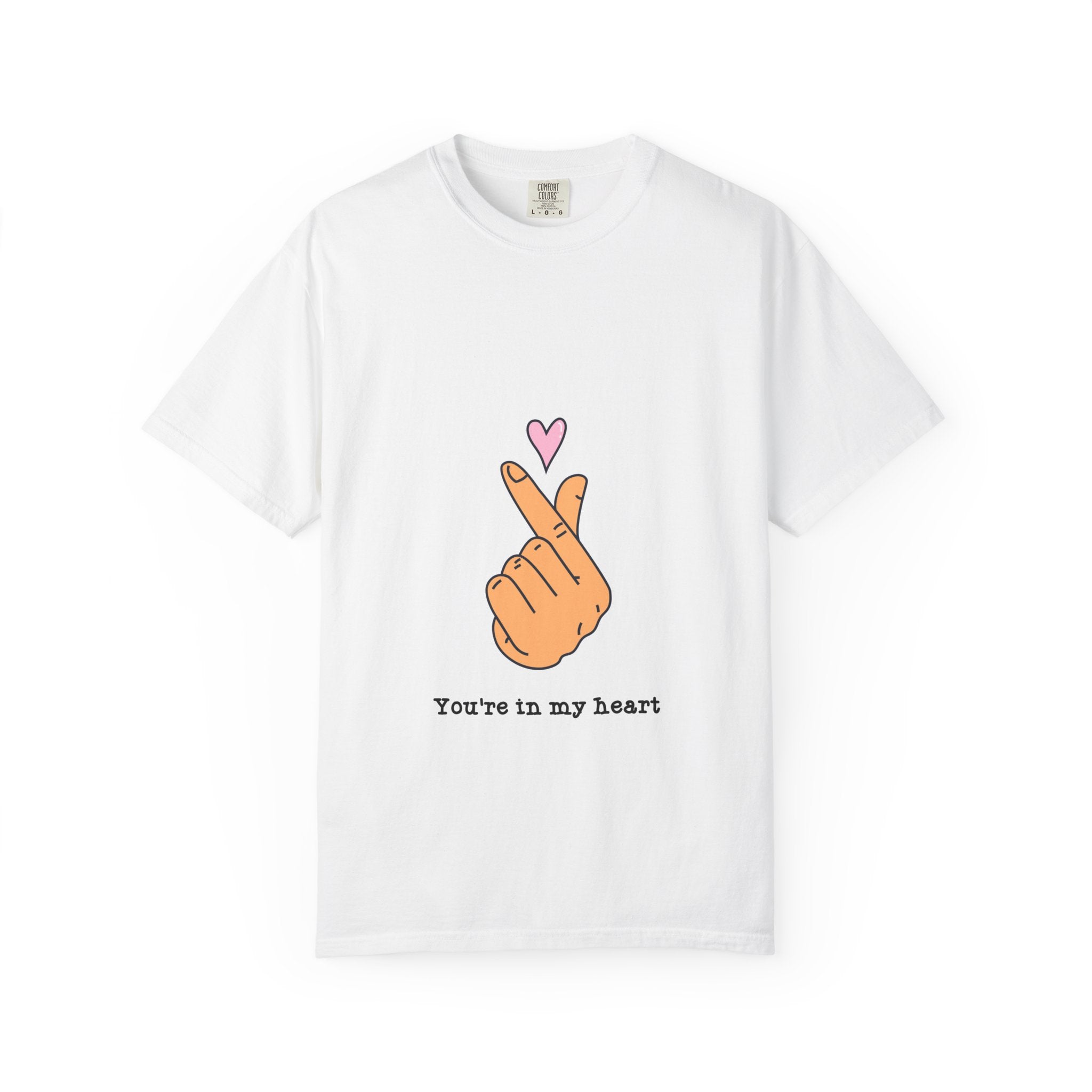 You're In My Heart T-Shirt — Korean Finger Heart Graphic Tee