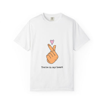 You're In My Heart T-Shirt — Korean Finger Heart Graphic Tee