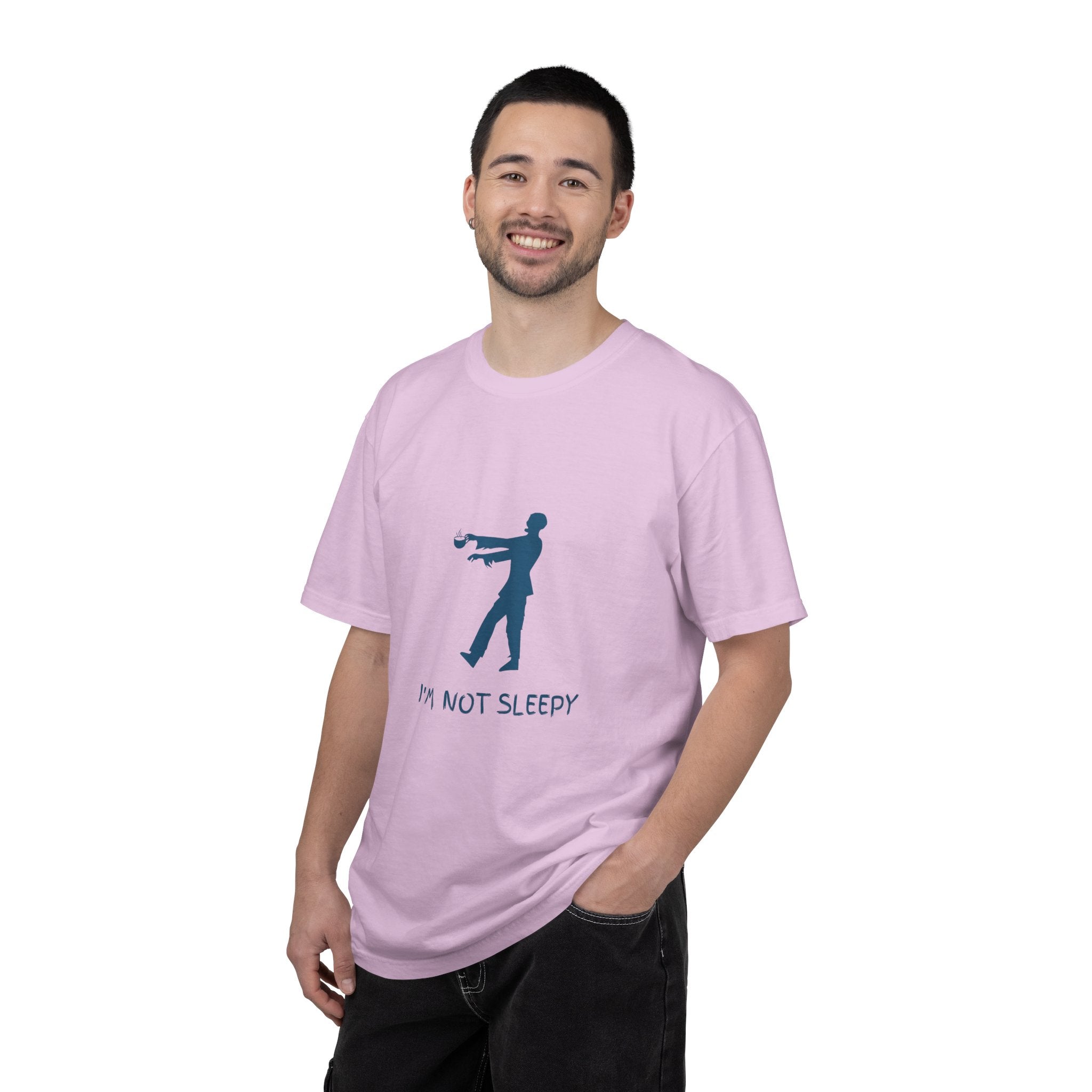 Zombie Silhouette T-Shirt — "I’m Not Sleepy" Funny Halloween Tee