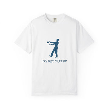 Zombie Silhouette T-Shirt — "I’m Not Sleepy" Funny Halloween Tee