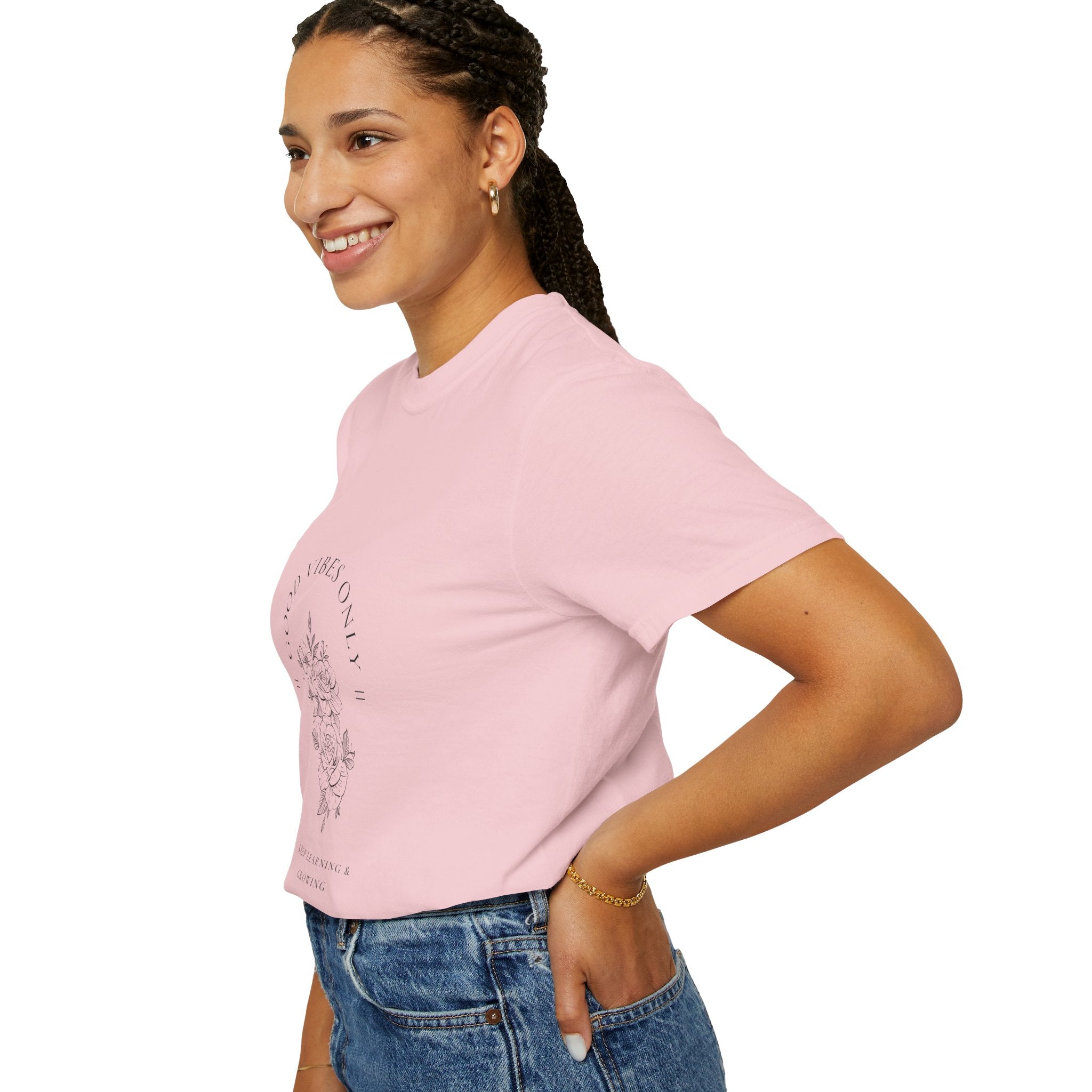 Good Vibes Only Floral T-Shirt
