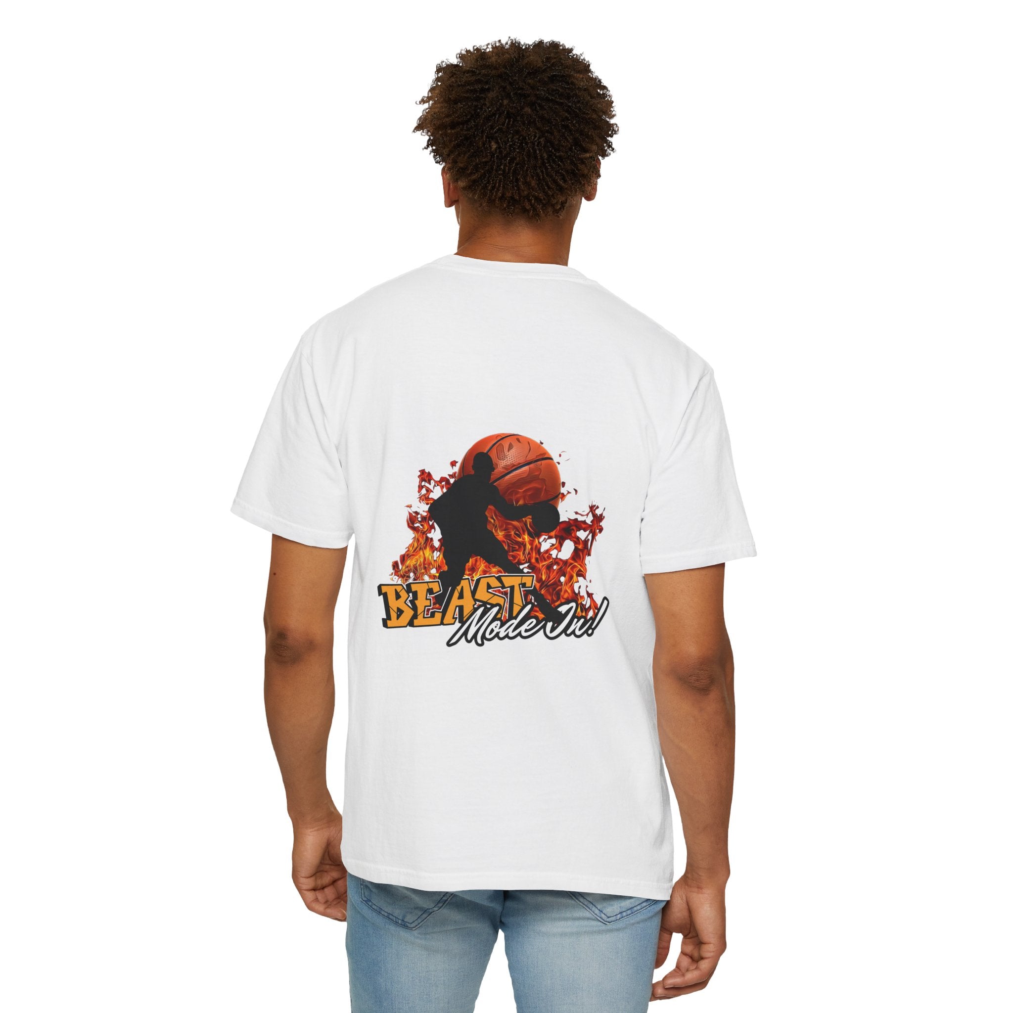 Basketball 'Beast Mode' Tee — Basketball Player Silhouette Graphic T-Shirt
