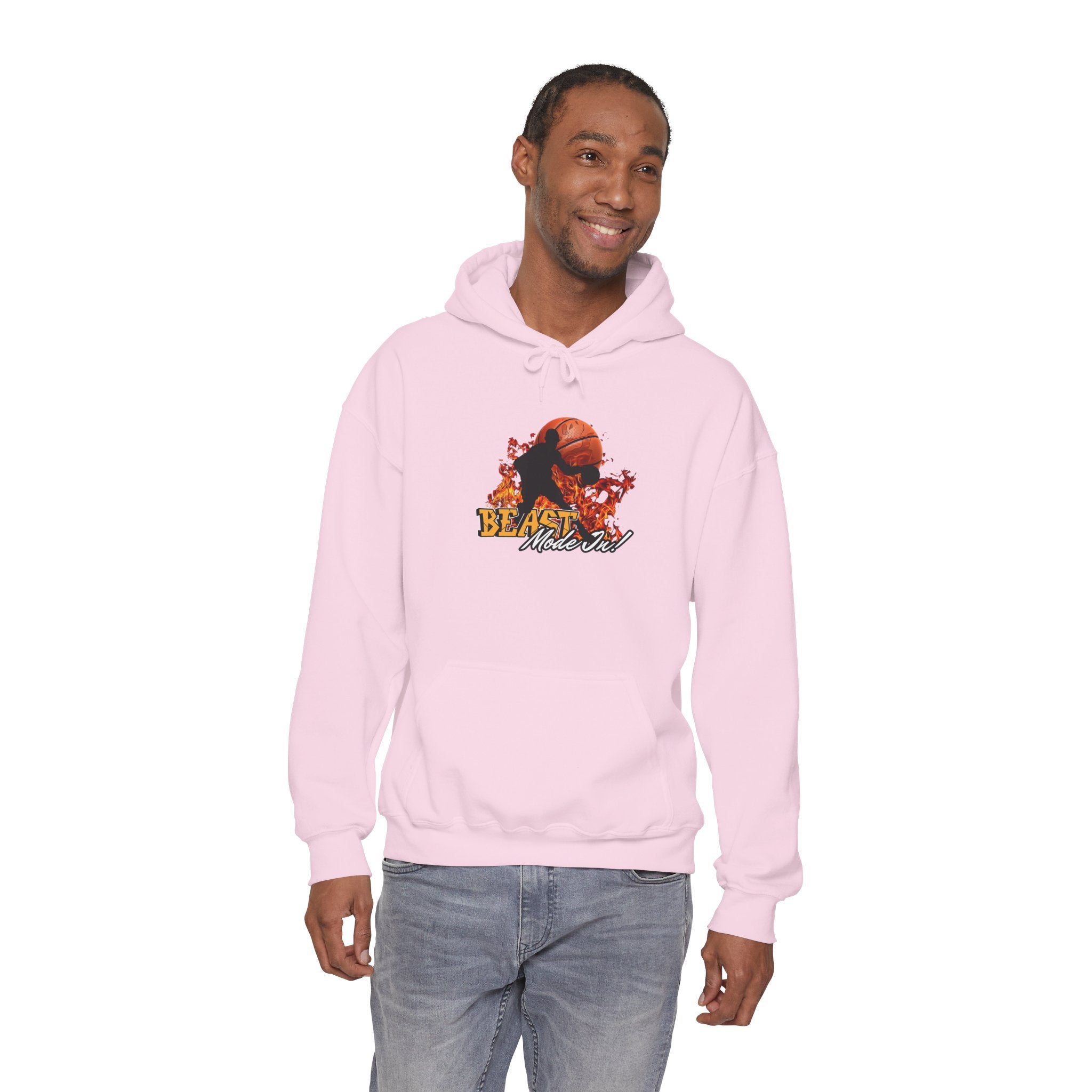 Basketball Beast Mode Hoodie — "Beast Mode On" Graphic Pullover