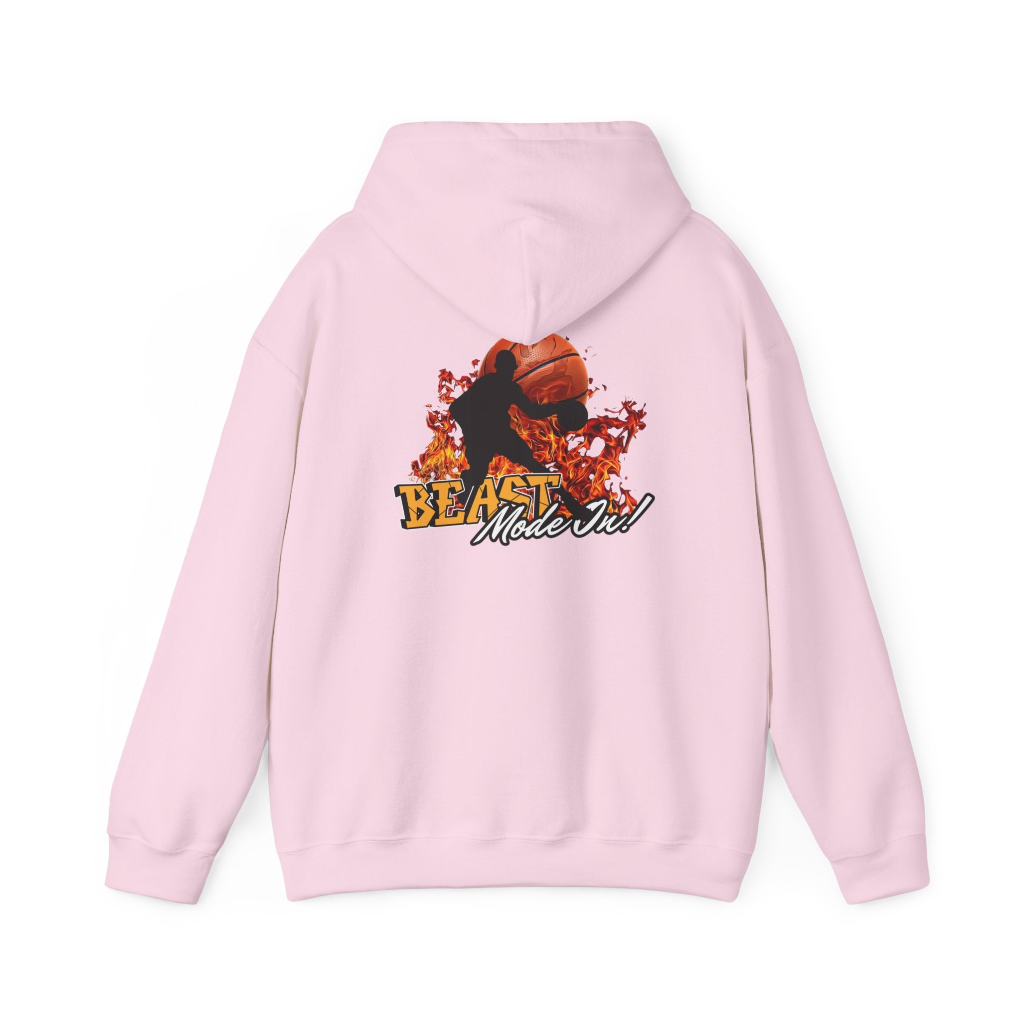 Basketball Beast Mode Hoodie — "Beast Mode On" Graphic Pullover