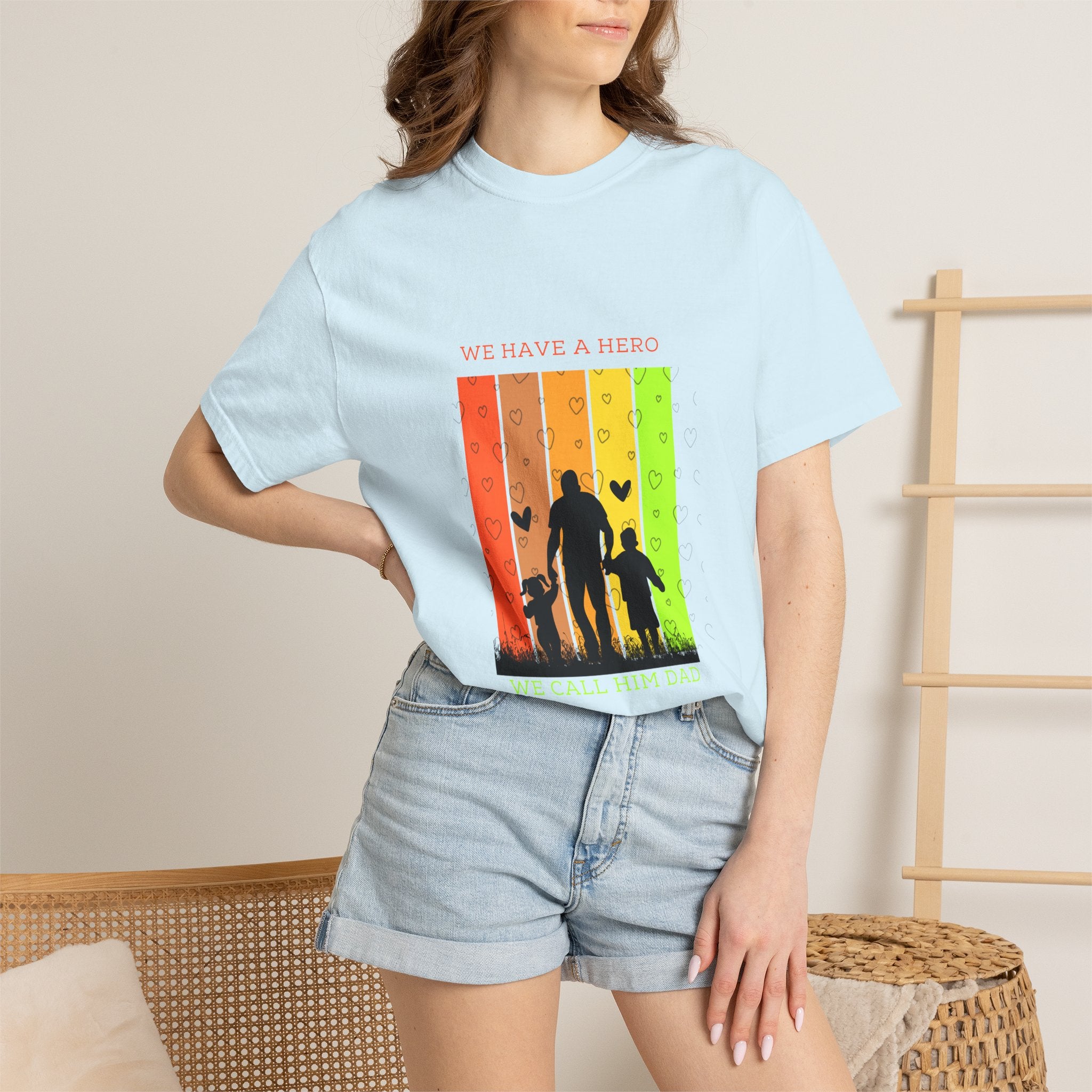 We Have a Hero Family Silhouette T-Shirt